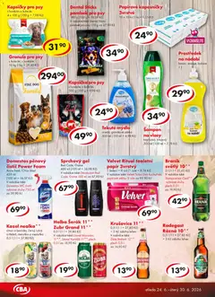 Náhled letáku CBA leták - Premium od 24.06.2026 | Strana: 5 | Produkty: Utěrky, Plech, Kozel nealko, Velvet Turbo