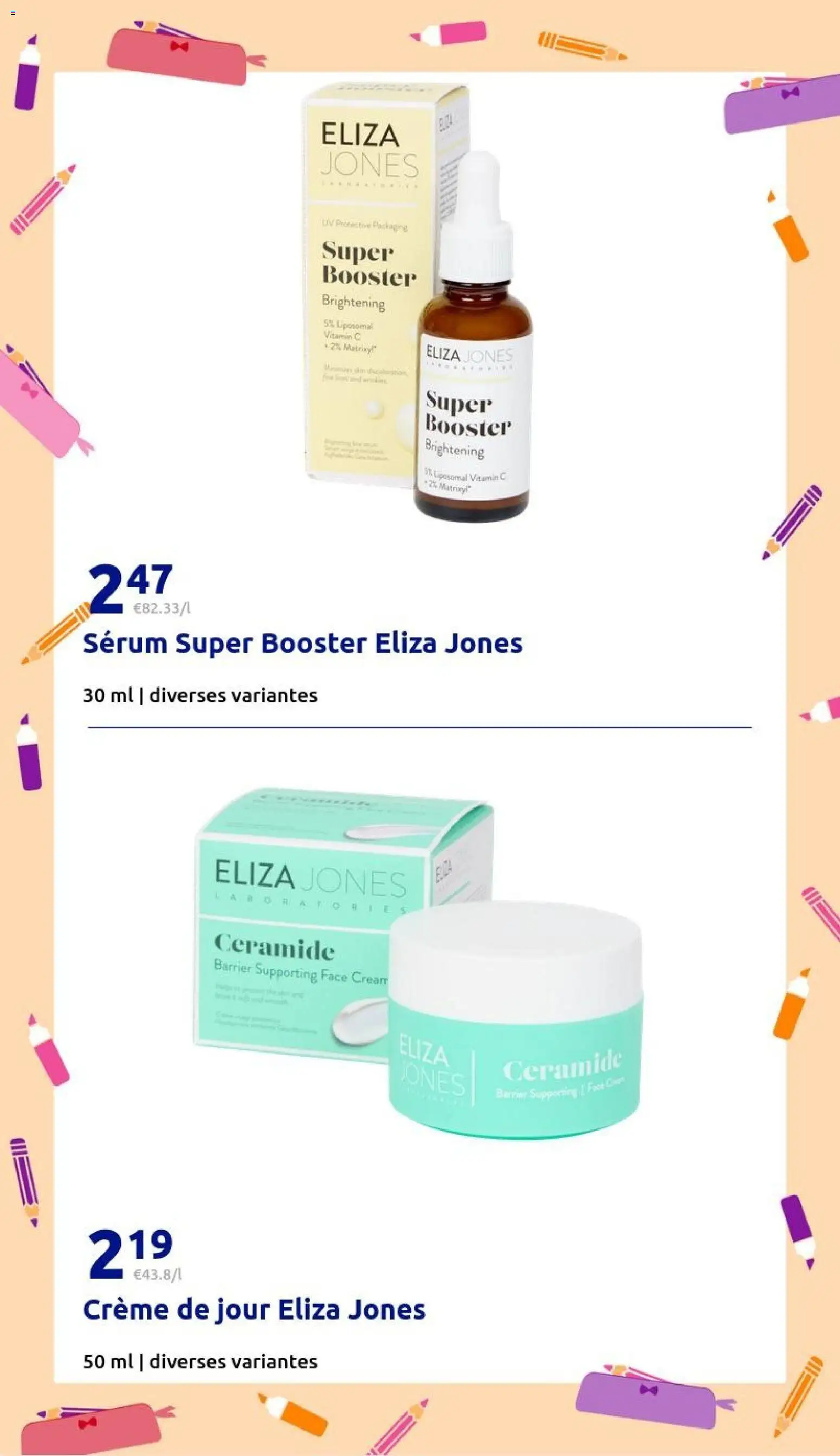 {H1} | Page: 34 | Produits: Serum, Crème de jour, Crème