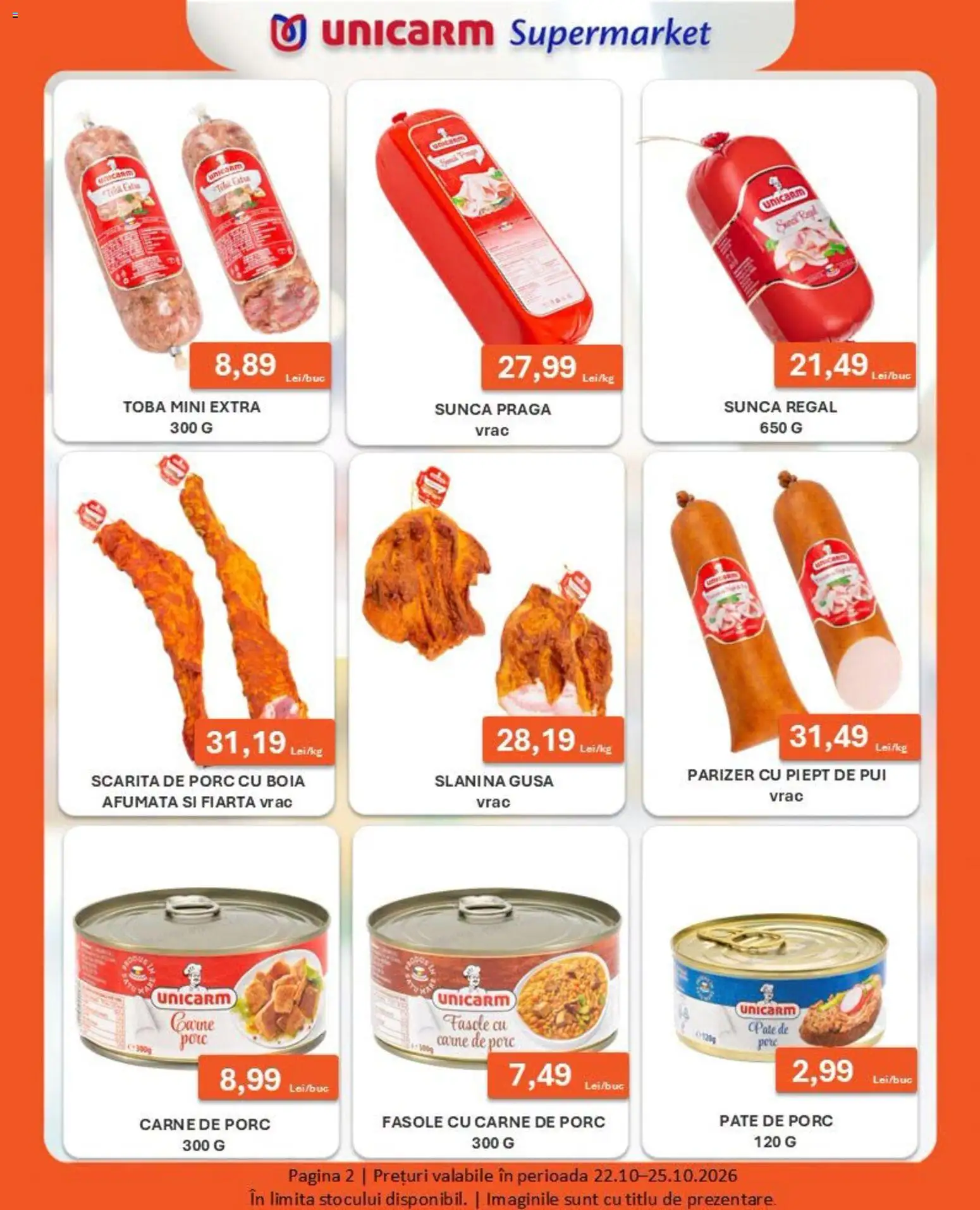Noul catalog Unicarm – valabil de la 22.10.2026 | Pagină: 2