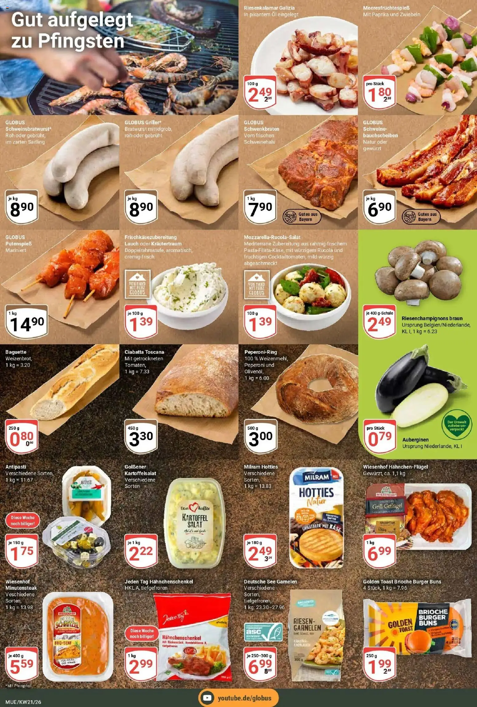 Globus Prospekt Mühldorf – gültig ab 17.05.2026 | Seite: 20 | Produkte: Öl, Rucola, Garnelen, Paprika