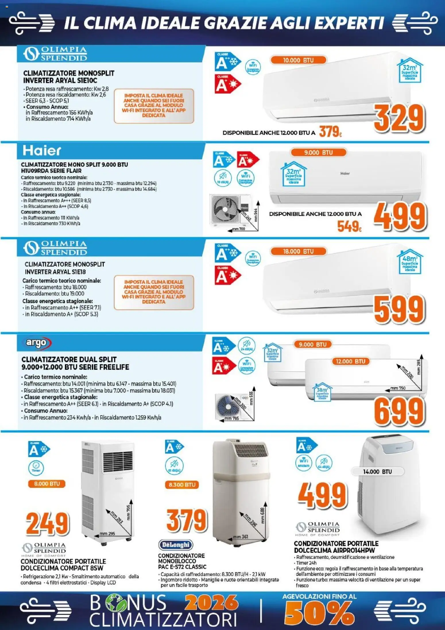 Volantino Expert del 04.06.2026 | Pagina: 35 | Prodotti: Climatizzatore, Condizionatore, Condizionatore portatile