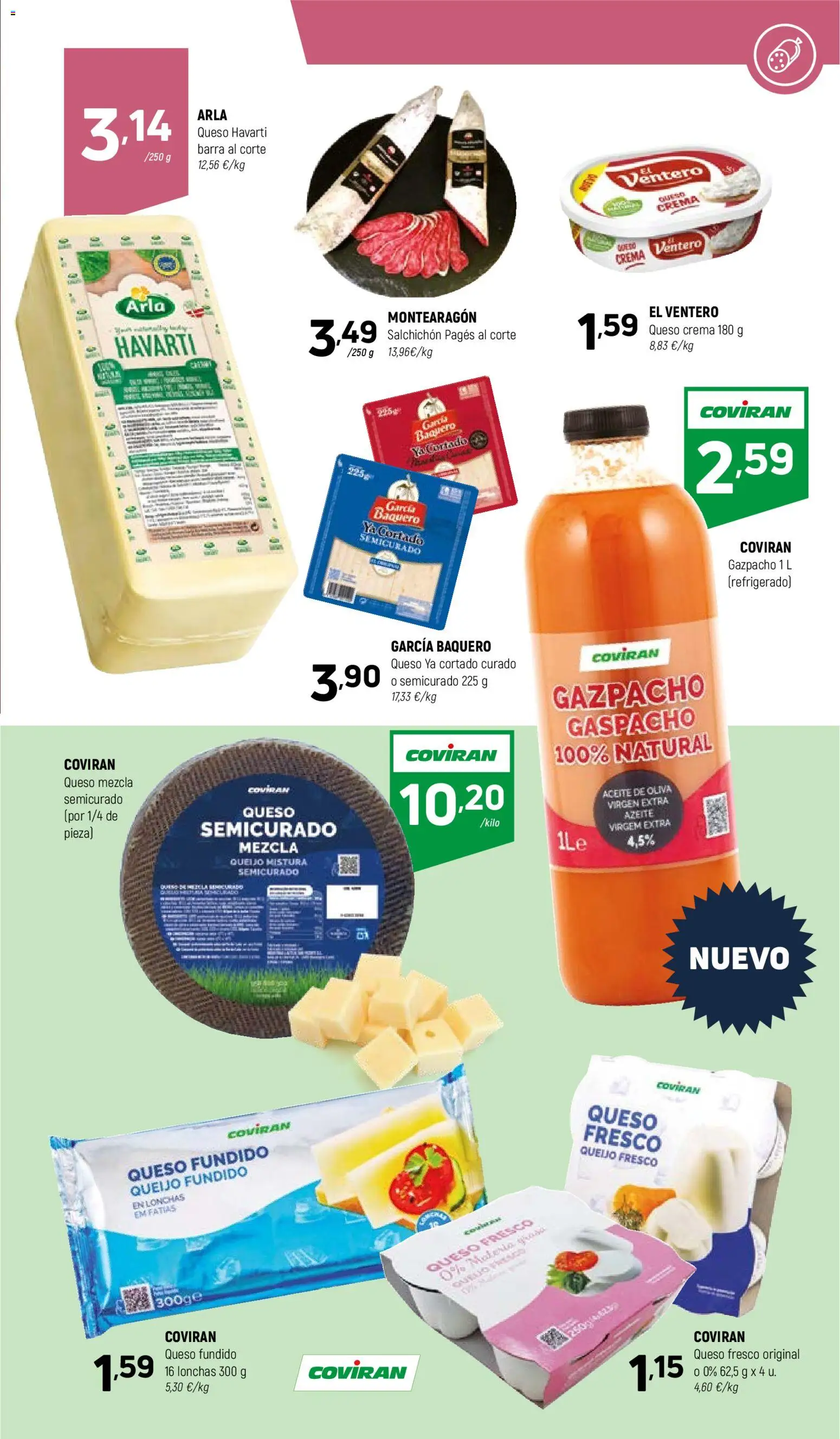 Coviran ofertas │ válido desde el 02.06.2026 | Página: 9 | Productos: Aceite, Queso fresco, Aceite de oliva, Gazpacho
