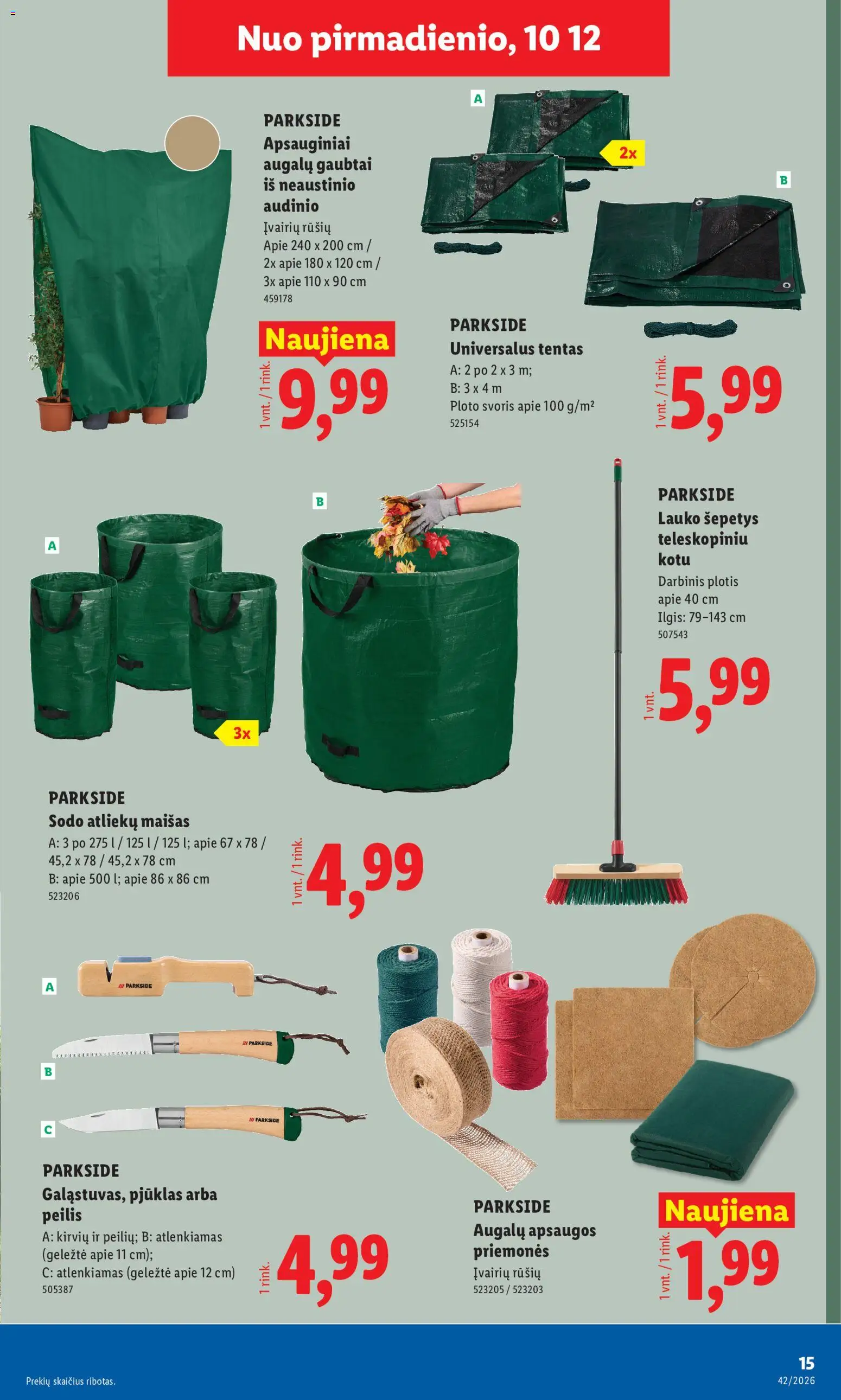 LIDL akcijos nuo 2026.10.12 | Puslapis: 15