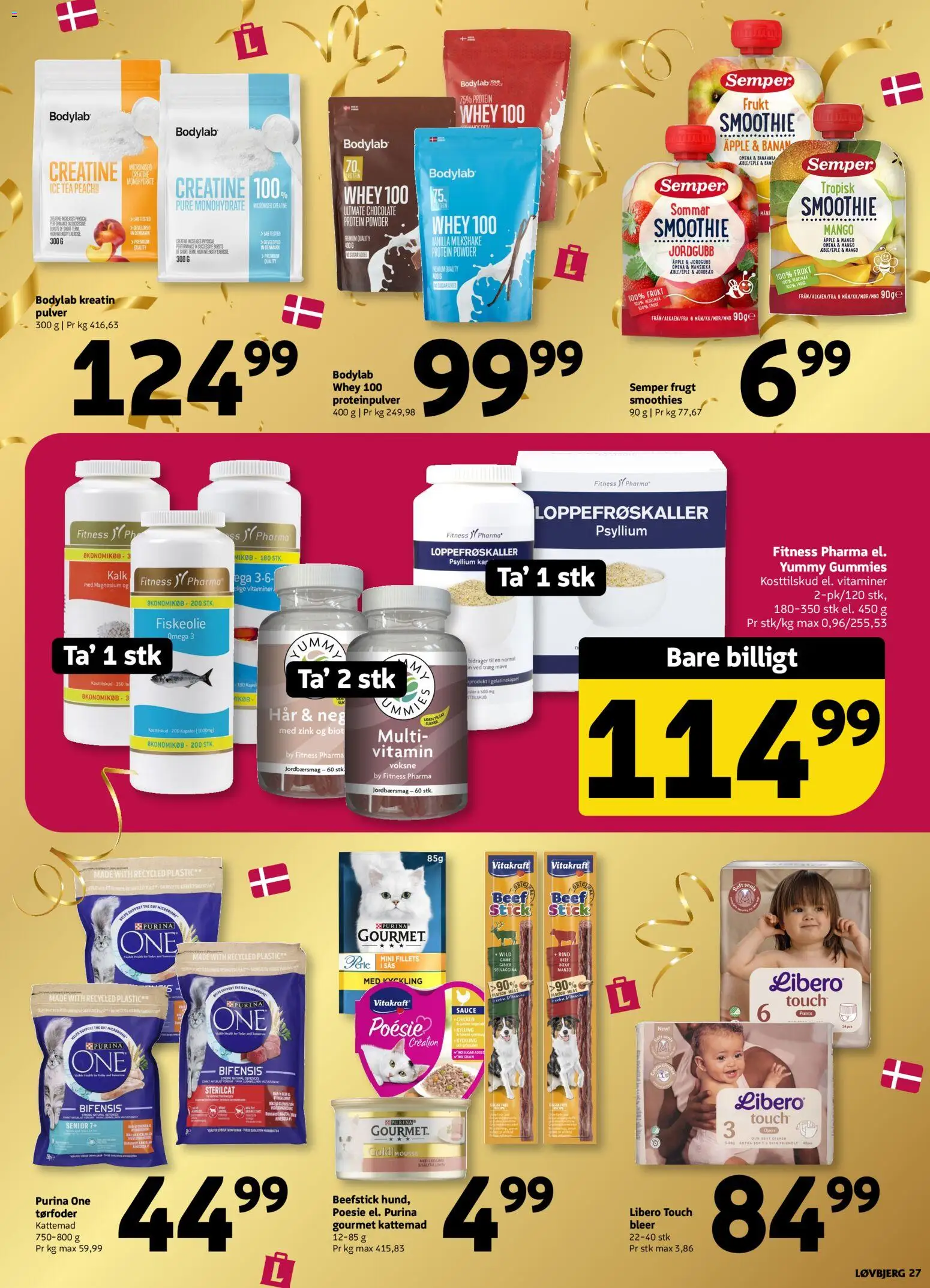Løvbjerg tilbudsavis – gyldig fra 06.06.2026 | Side: 27 | Produkter: Mango, Jordbær, Milkshake, Smoothie