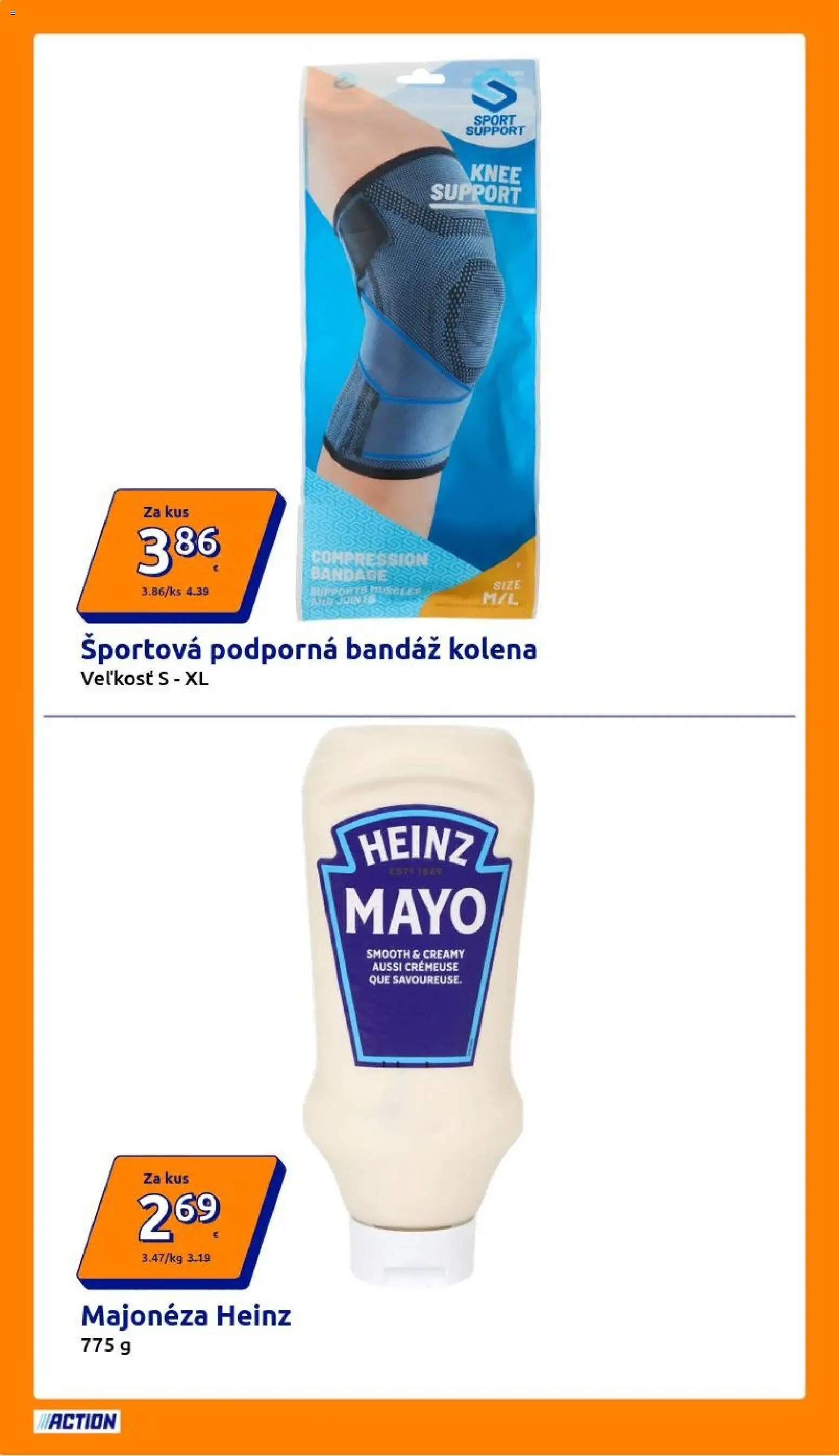 Nové Action akcie – leták je platný od 05.08.2026 | Strana: 6 | Produkty: Majonéza