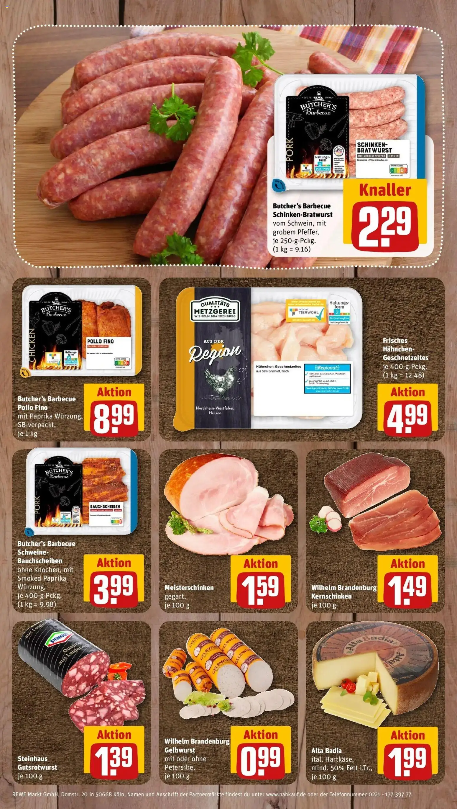REWE Prospekt ab 31.08.2026 zum Blättern » Angebote | Seite: 8 | Produkte: Pute, Paprika, Pfeffer, Schinken