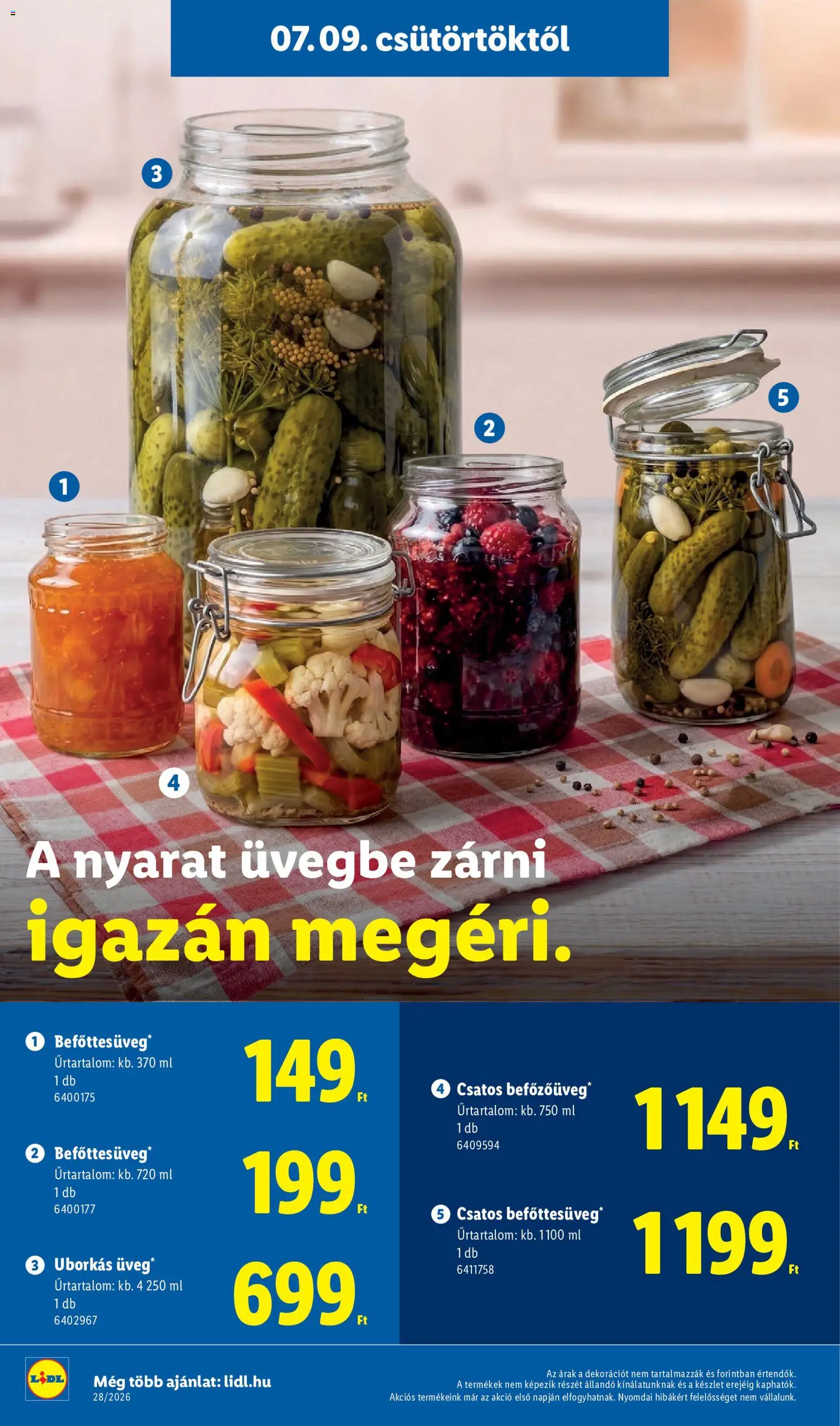 Lidl akciós ujság - amely érvényes a következő dátumtól: 2026.07.09. | Oldal: 22