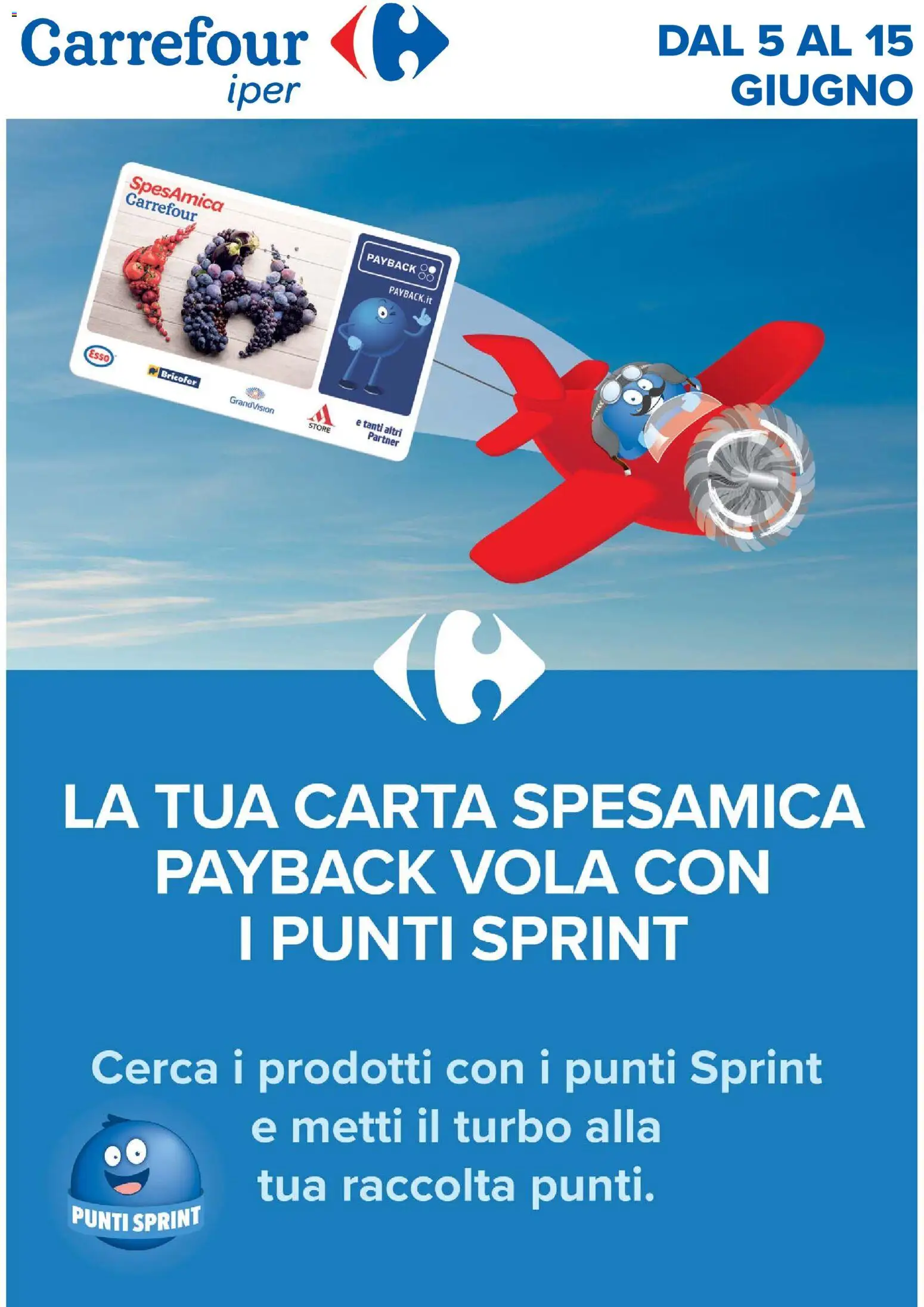 Volantino Carrefour del 05.06.2026 | Pagina: 1