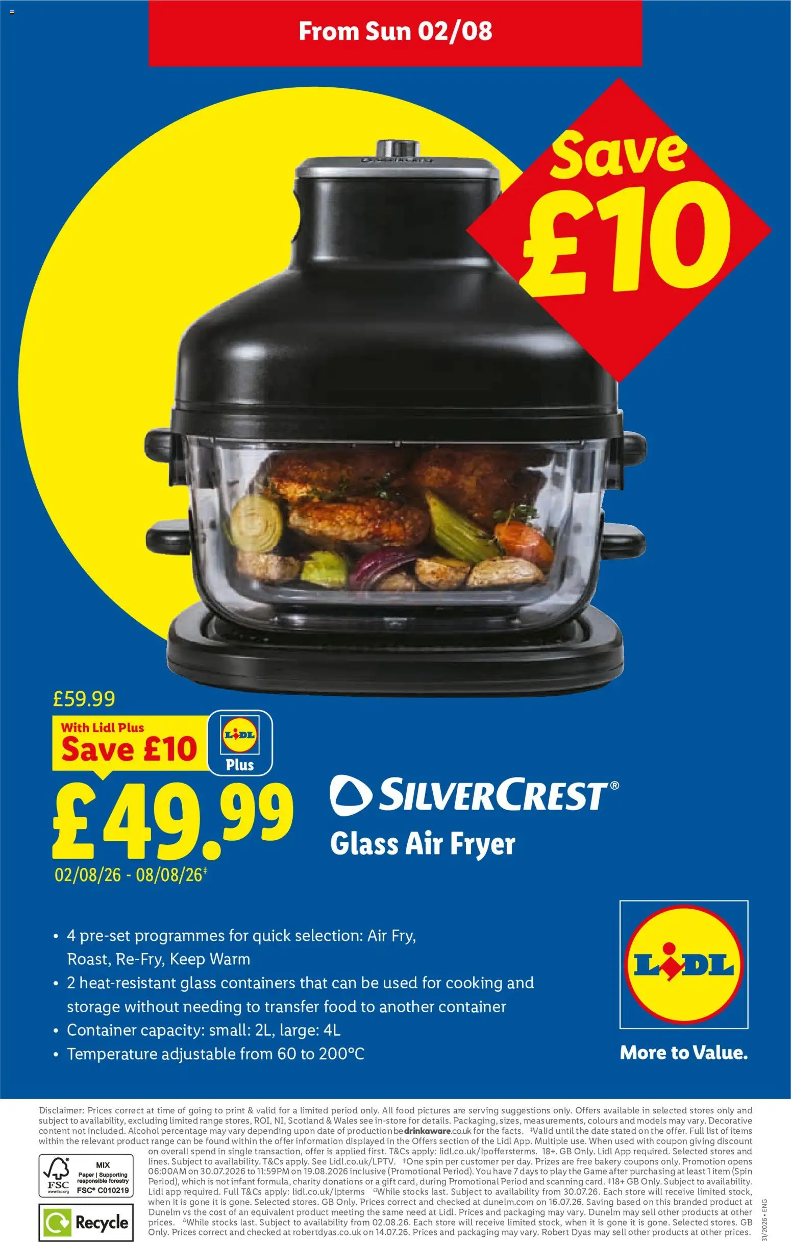 {H1} | Page: 9 | Products: Air fryer, Container, Bakery, Fryer