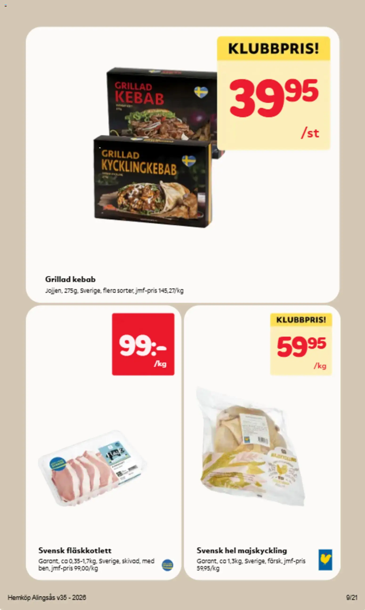 Hemköp reklamblad aktuell från 24/08/2026 | Sida: 9