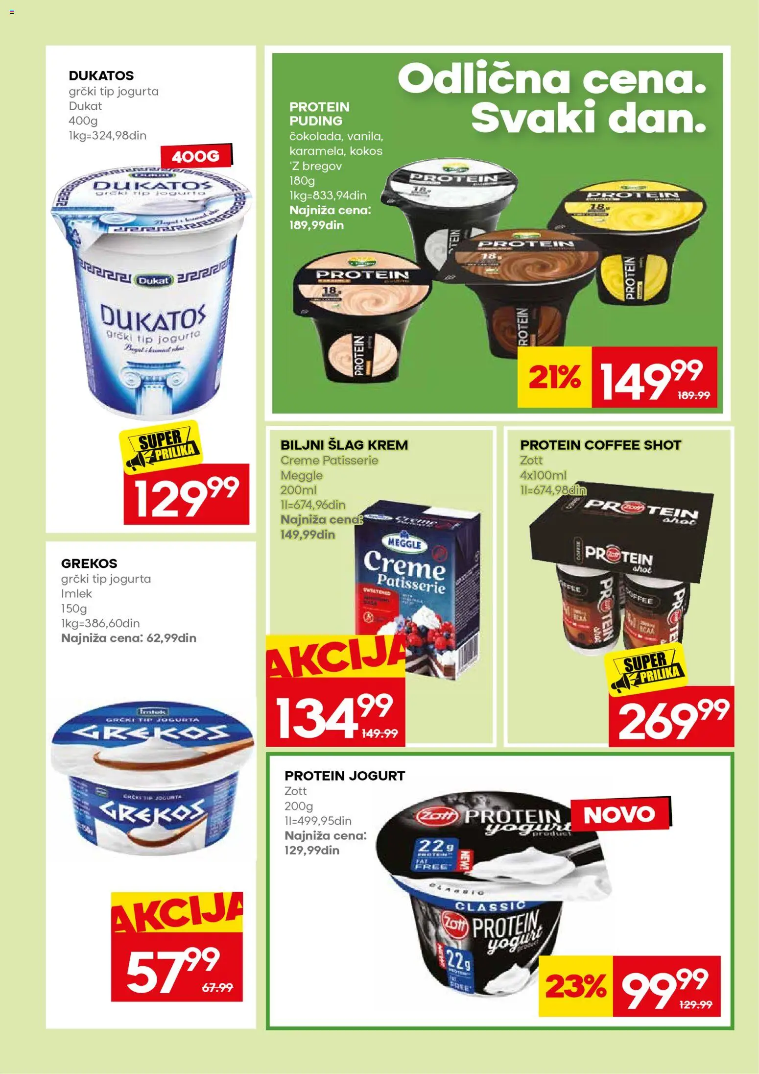 Mercator katalog - važi od 31.08.2026 | Strana: 20 | Proizvode: Šlag, Puding, Jogurt, Krem