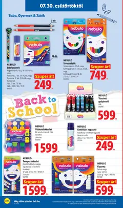 Lidl Iskolakezdési - amely érvényes a következő dátumtól: 2026.07.30. | Oldal: 8