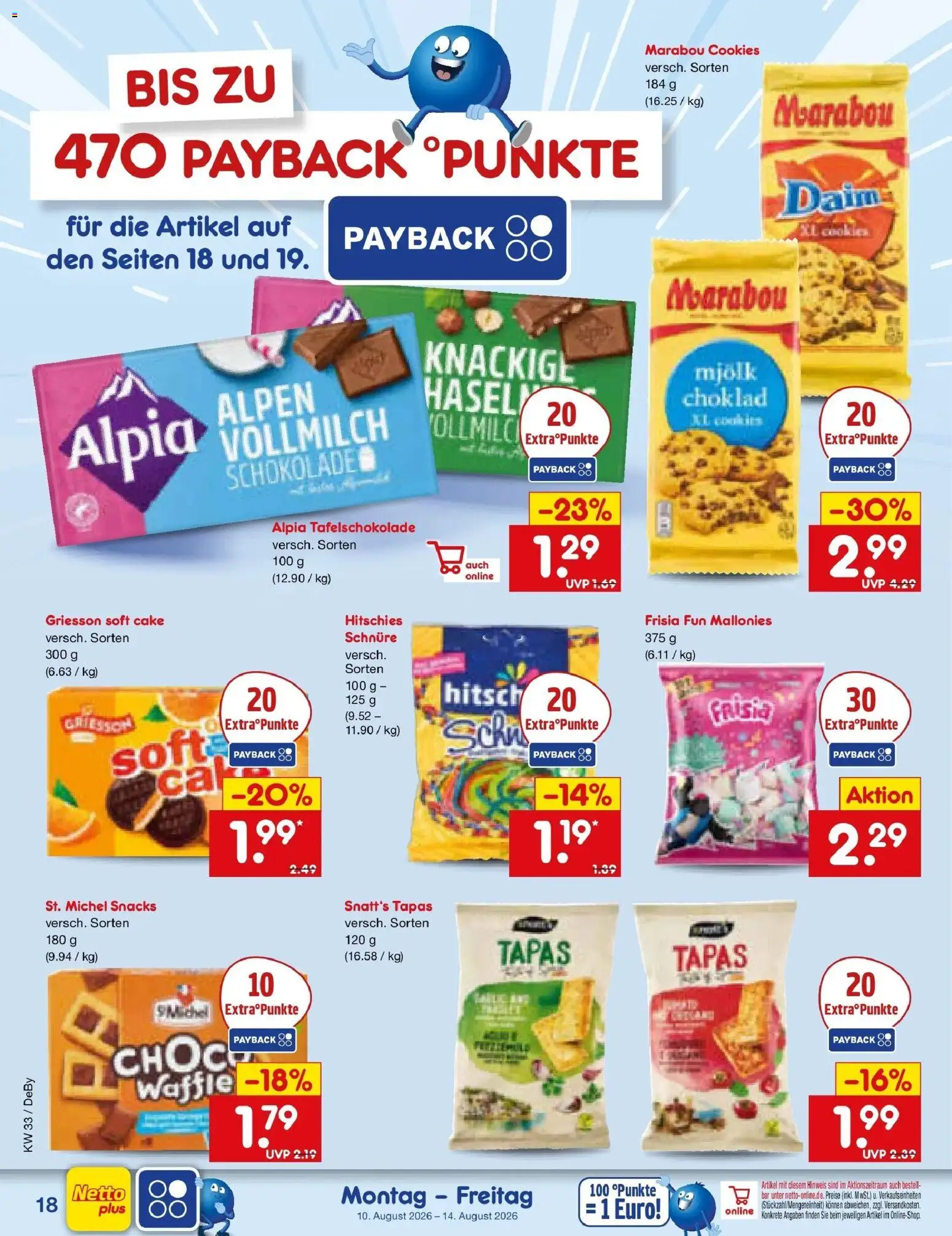 Netto Marken-Discount Prospekt Thierhaupten (ab 10.08.2026) » Angebote | Seite: 24 | Produkte: Schokolade