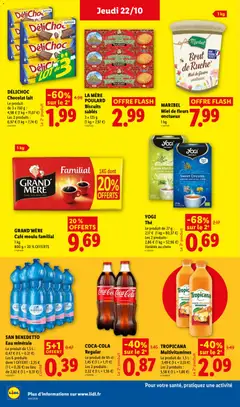 LIDL - Prévisualisation de LA MÈRE POULARD Biscuits sablés, 3 x 125 g, (1 kg = 7,97 €) valide à partir de 22/10/2026 | Page: 22