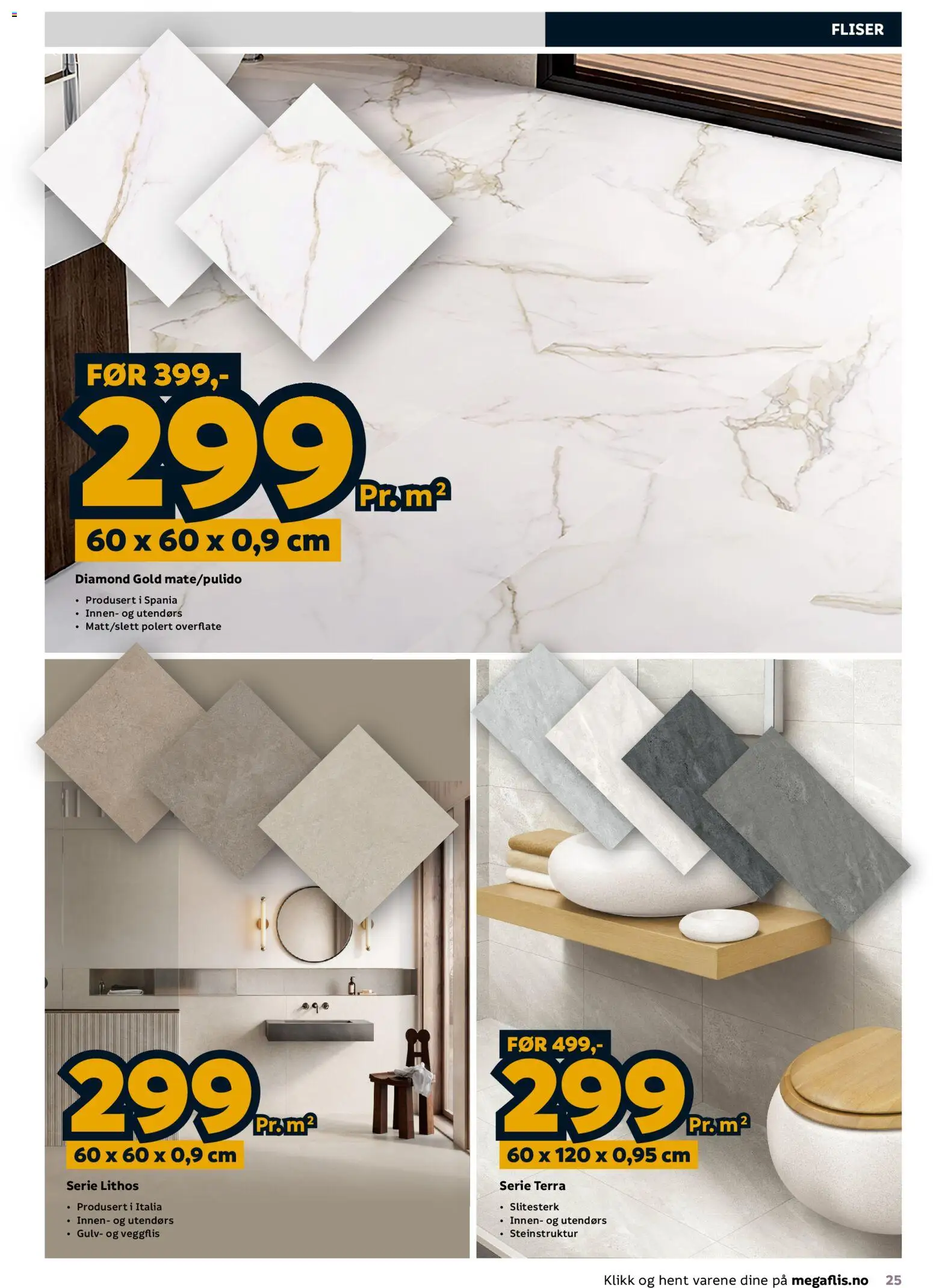 {H1} | Side: 25 | Produkter: Fliser, Gulv