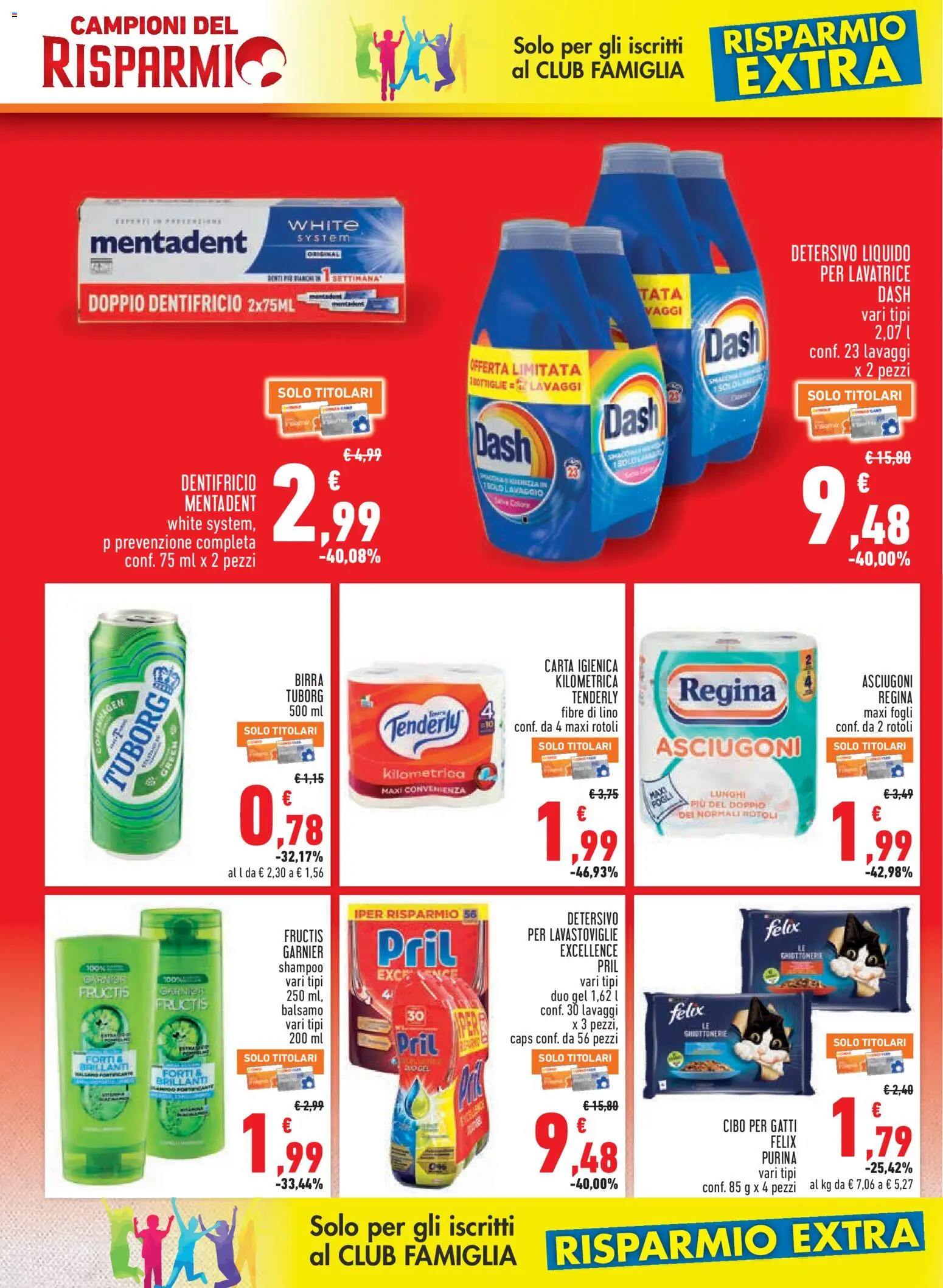 Volantino Conad del 02/07/2026 | Pagina: 4 | Prodotti: Balsamo, Dentifricio, Detersivo per lavastoviglie, Lavastoviglie
