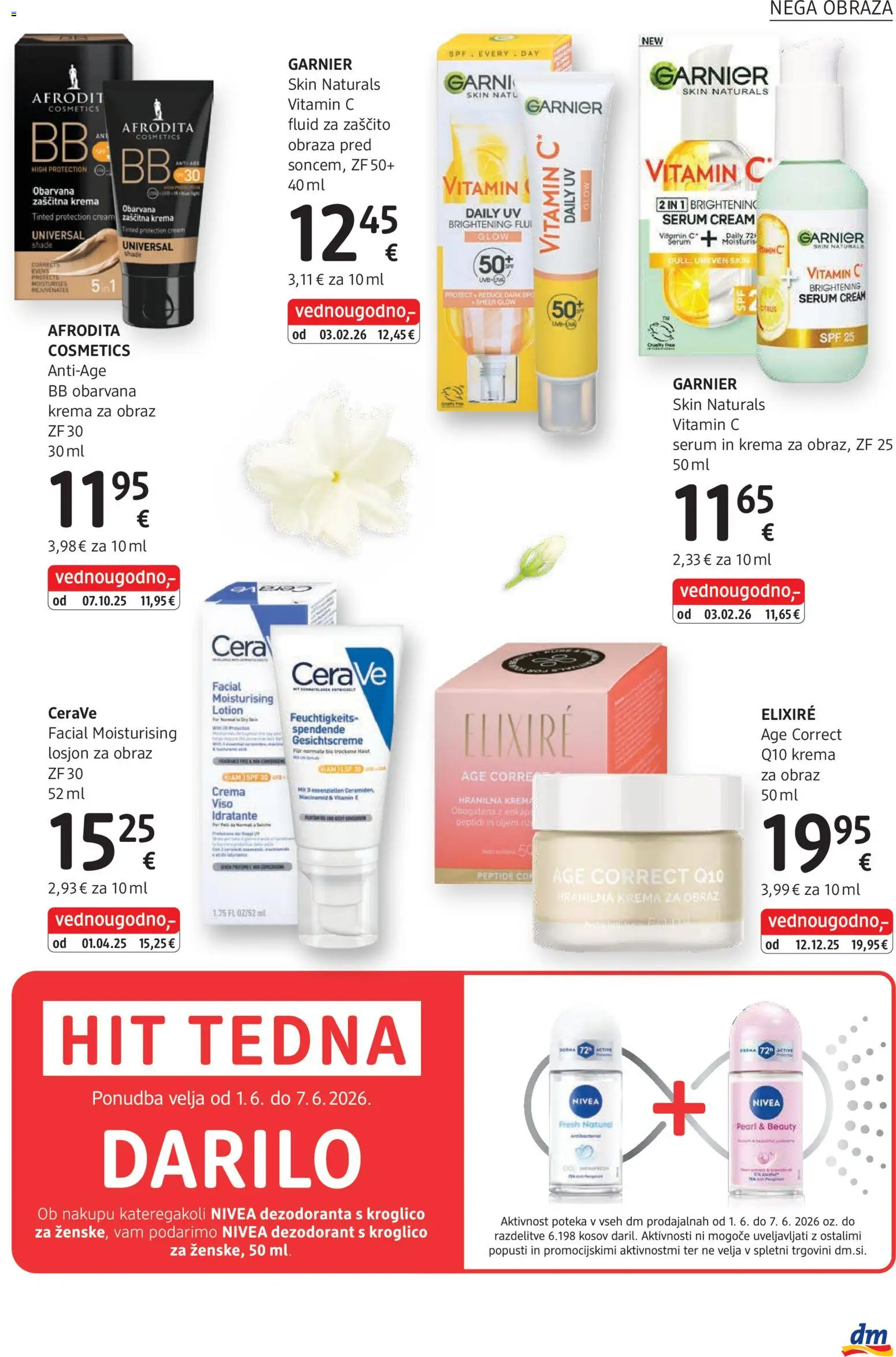 Novi DM Drogerie Markt katalog ponudbe – veljaven od 01.06.2026 | Stran: 15 | Izdelki: Krema, Pas, Krema za obraz