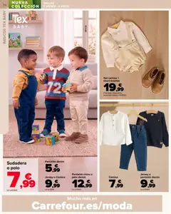 Vista previa Carrefour folleto Bebé válido desde el 26/08/2026 | Página: 34 | Productos: Camisa, Sudadera, Pantalón corto
