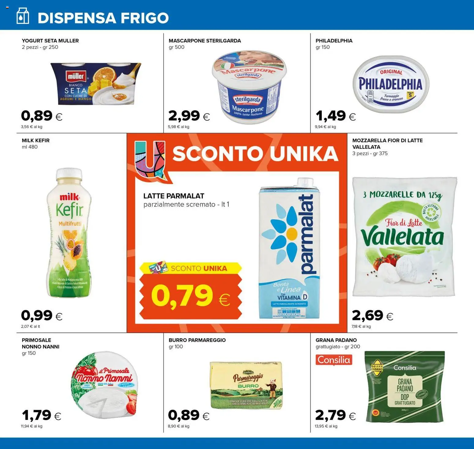 Volantino Tigre del 10/08/2026 | Pagina: 8 | Prodotti: Kefir, Formaggio, Burro, Mascarpone