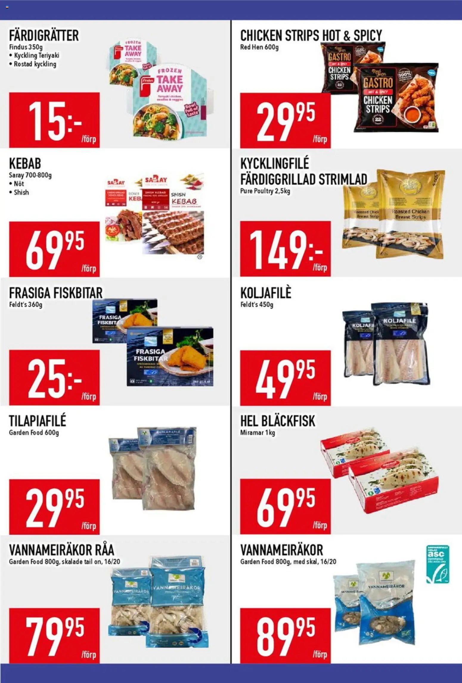 Matdax reklamblad aktuell från 17/08/2026 | Sida: 6 | Produkter: Färdigrätter, Rostad, Kycklingfile, Puré