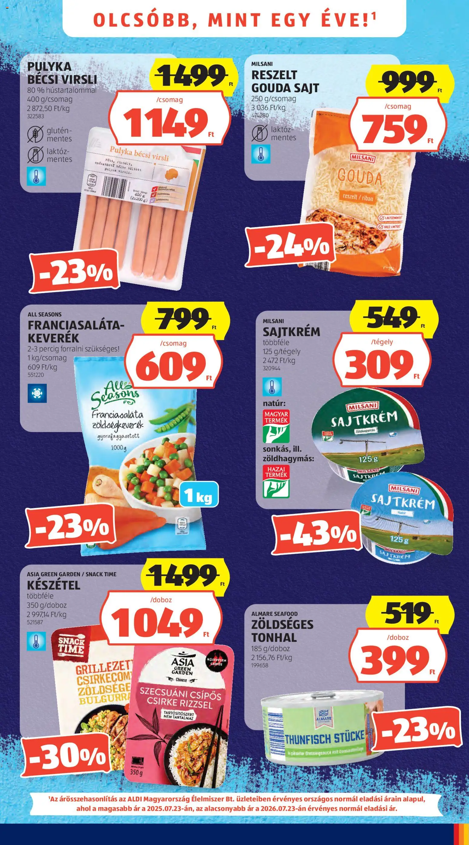 Aldi akciós ujság - amely érvényes a következő dátumtól: 2026.07.23. | Oldal: 3
