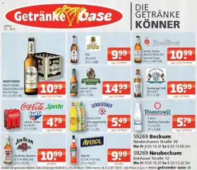 Angebote - Getränke Oase: Getränkeangebote ab 21.09.2026 gültig | Seite: 1