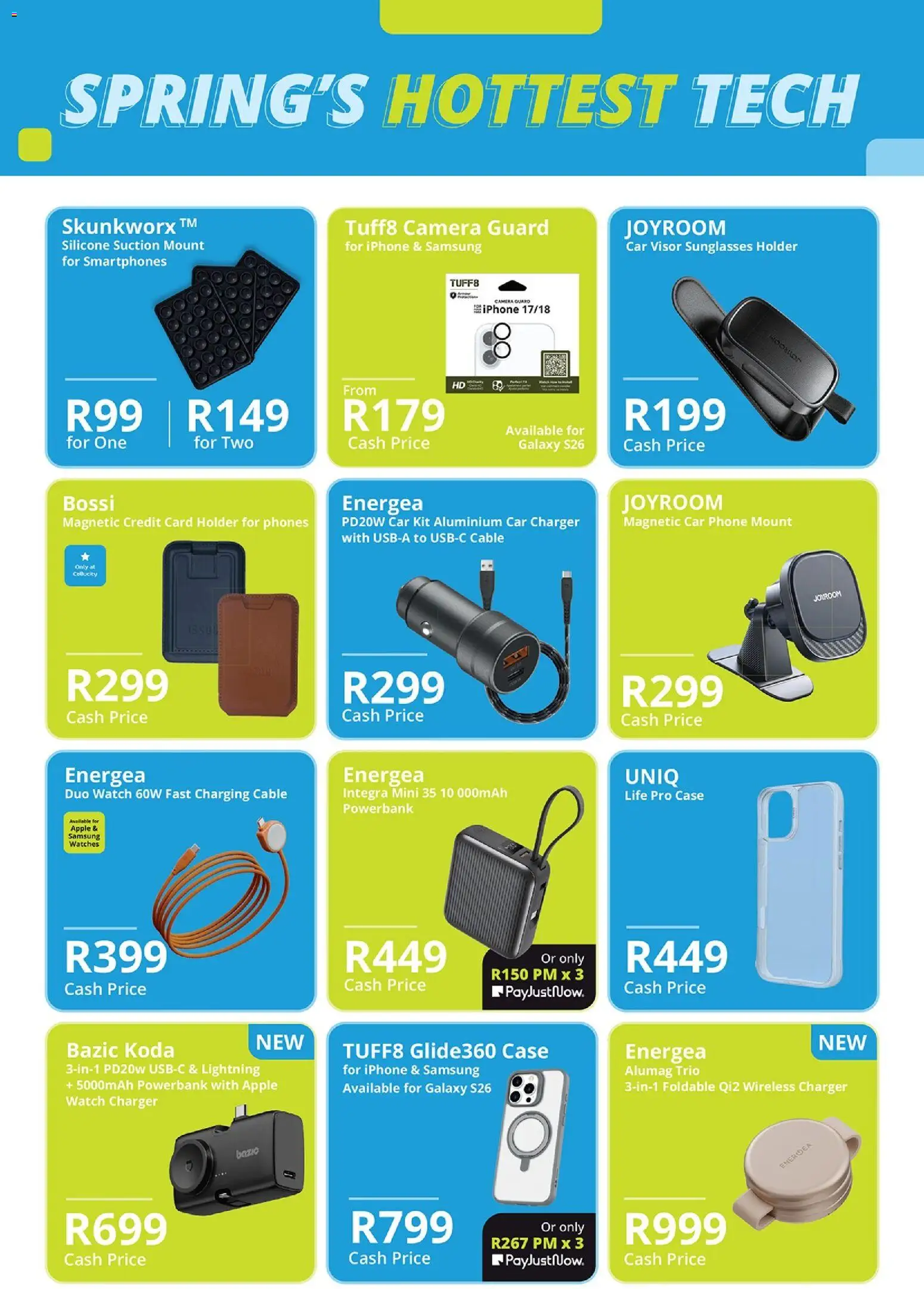 New Cellucity catalogue – valid from 07/10/2026 | Page: 22 | Products: Watch, Sunglasses, Charger, Silicone