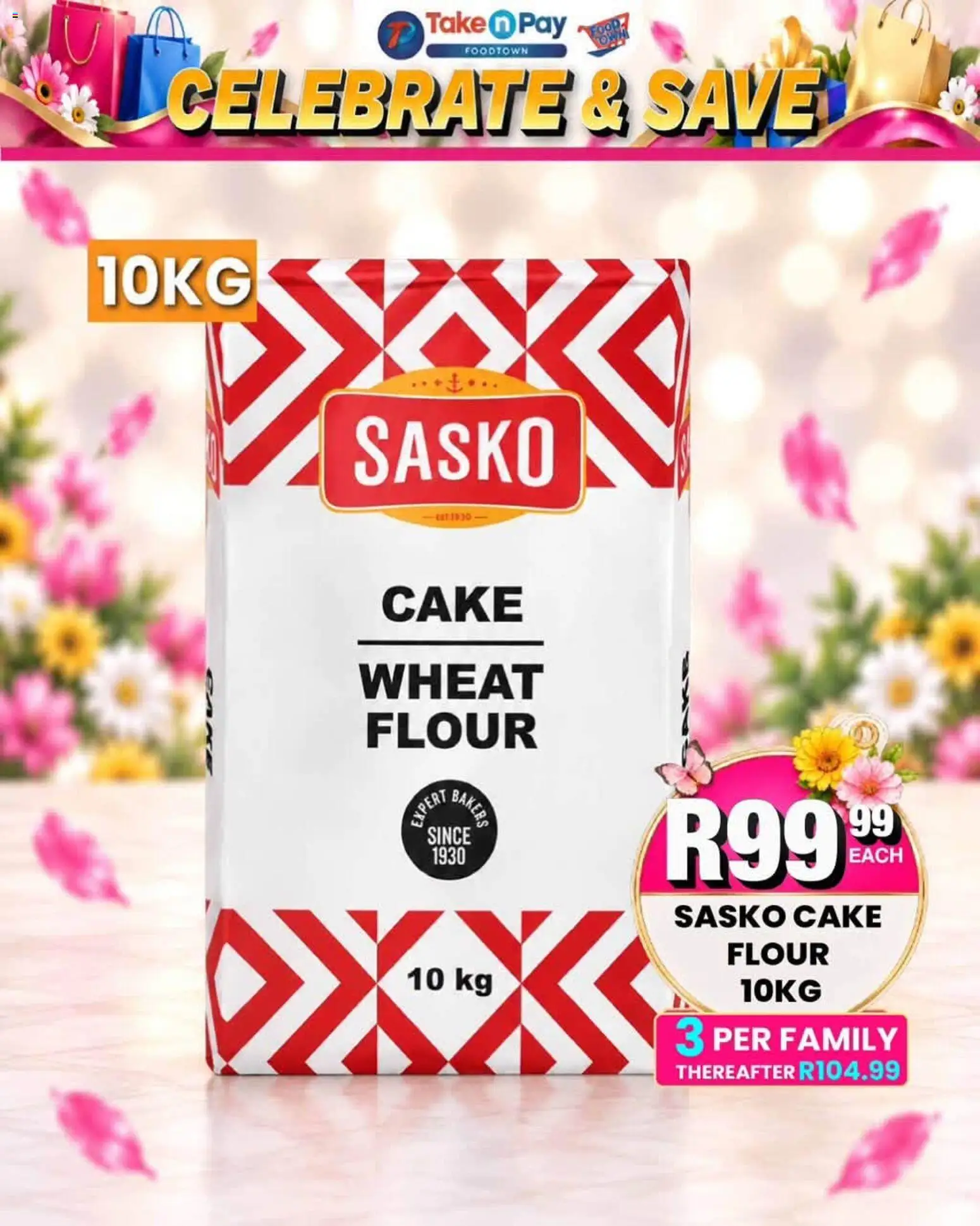 New Take n Pay catalogue – valid from 11/09/2026 | Page: 5 | Products: Cake, Flour