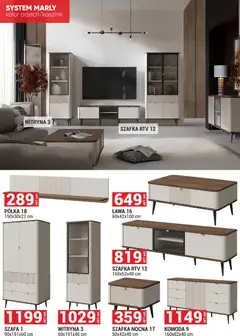 Pogląd oferty "Merkury Market gazetka - Meble, Wypoczynki, Materace" - ważna od 01.07.2026 | Strona: 3 | Produkty: Szafa, Półka, szafka RTV, Witryna