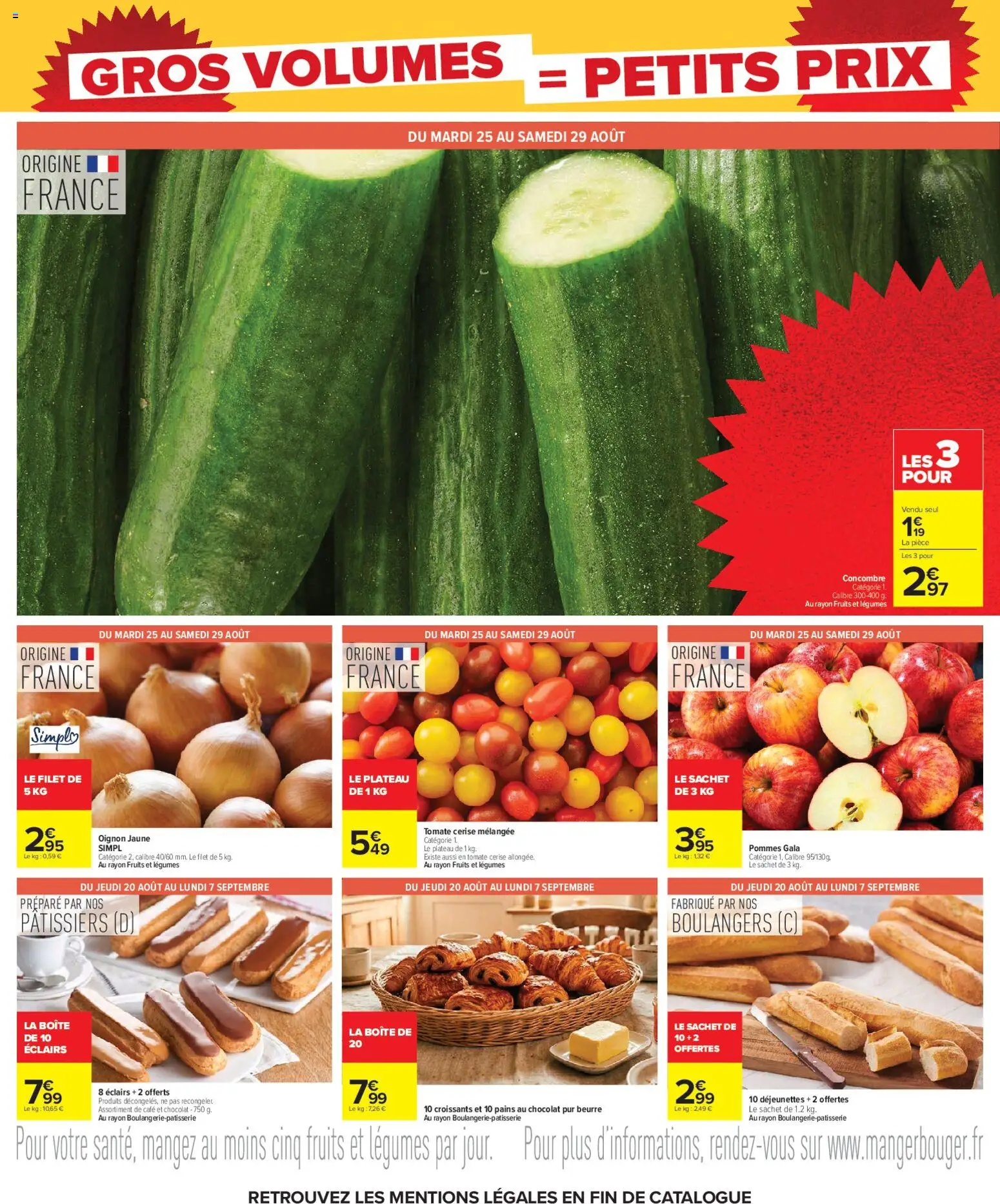 {H1} | Page: 21 | Produits: Fruits, Beurre, Café, Chocolat