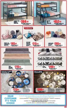 Lewis Stores specials catalogue – valid from 06/07/2026 | Page: 5 | Products: Mattress, Double bunk, Cookware, Sauce