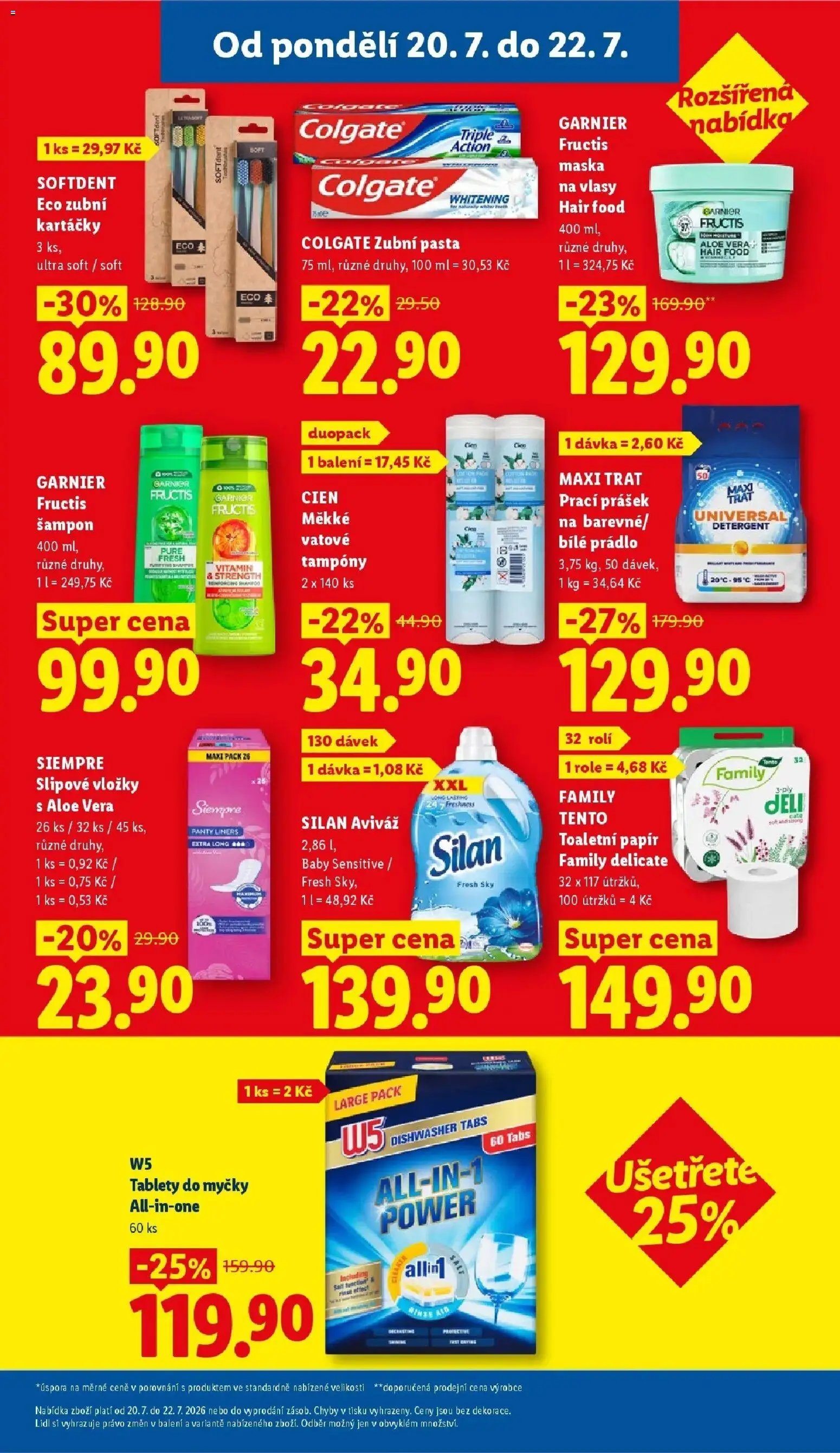 Lidl aktuální leták od 20.07.2026 | Strana: 31 | Produkty: Cien, Toaletní papír, W5, Maska