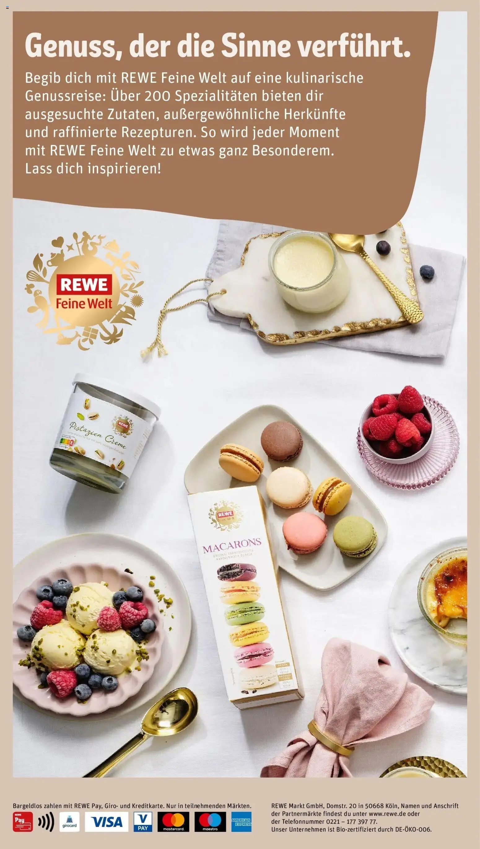 Rewe Prospekt Bretzfeld/Rappach – gültig ab 05.07.2026 | Seite: 26 | Produkte: Spezialitäten, Pistazien, Creme