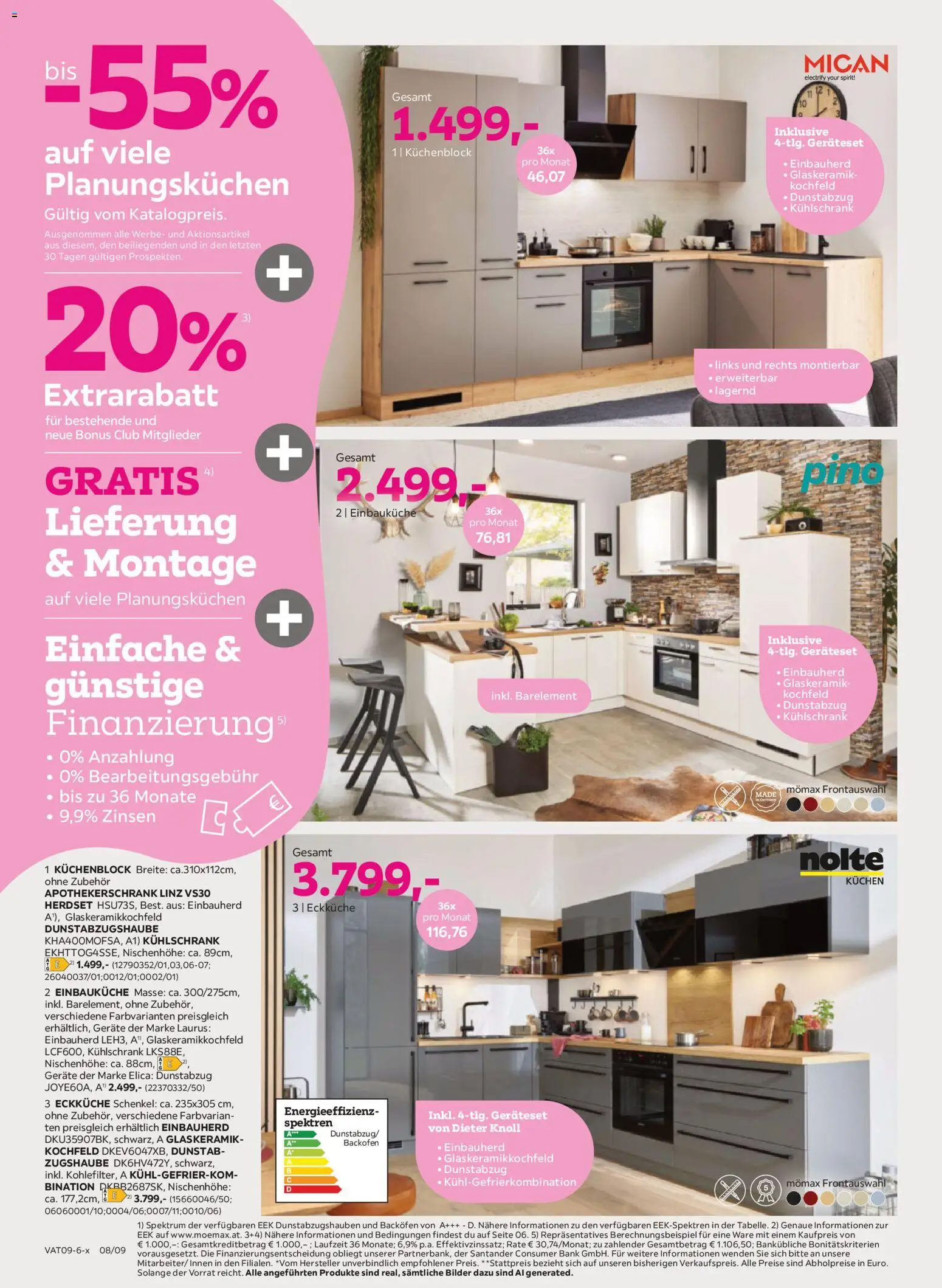 Mömax Prospekt aktuell gültig ab 15.09.2026 | Seite: 8 | Produkte: Kühlschrank, Kochfeld