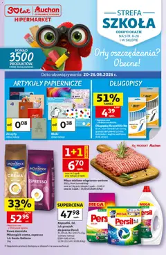 Pogląd oferty "Auchan gazetka - 30 Lat Hipermarket" - ważna od 20.08.2026