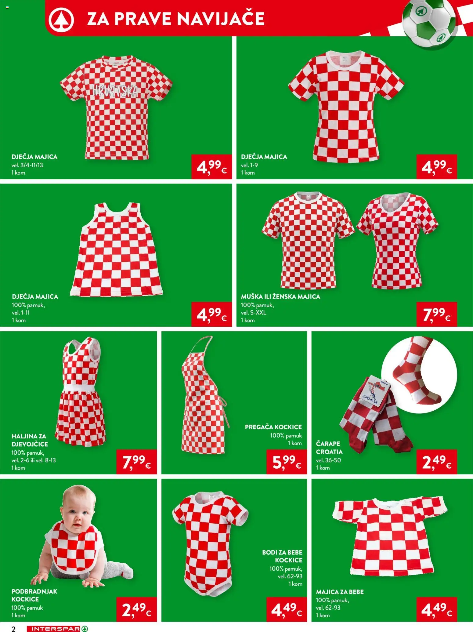 Interspar katalog | vrijedi od 10.06.2026 | Stranica: 2 | Proizvodi: Majica, Čarape, Haljina