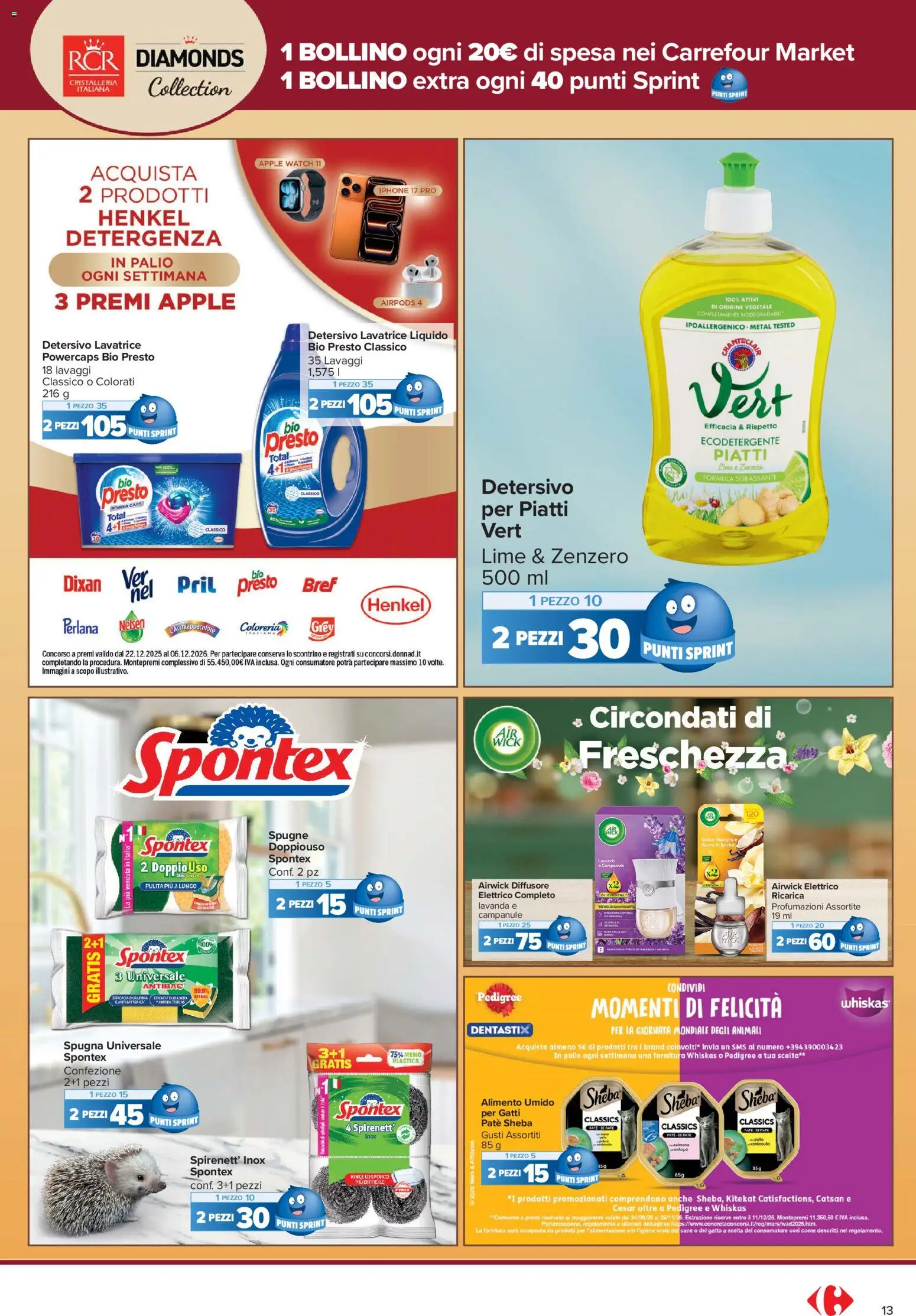 Volantino Carrefour del 15/09/2026 | Pagina: 13 | Prodotti: Paté, Iphone, Zenzero, Lavanda