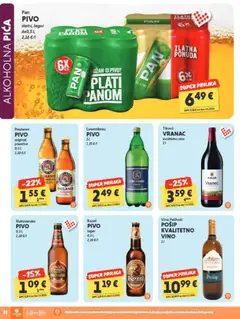 Studenac Katalog - Pregled kataloga iz trgovine Studenac, vrijedi od 23.09.2026 | Stranica: 32 | Proizvodi: Alkoholna pića, Pica, Pivo, Vranac