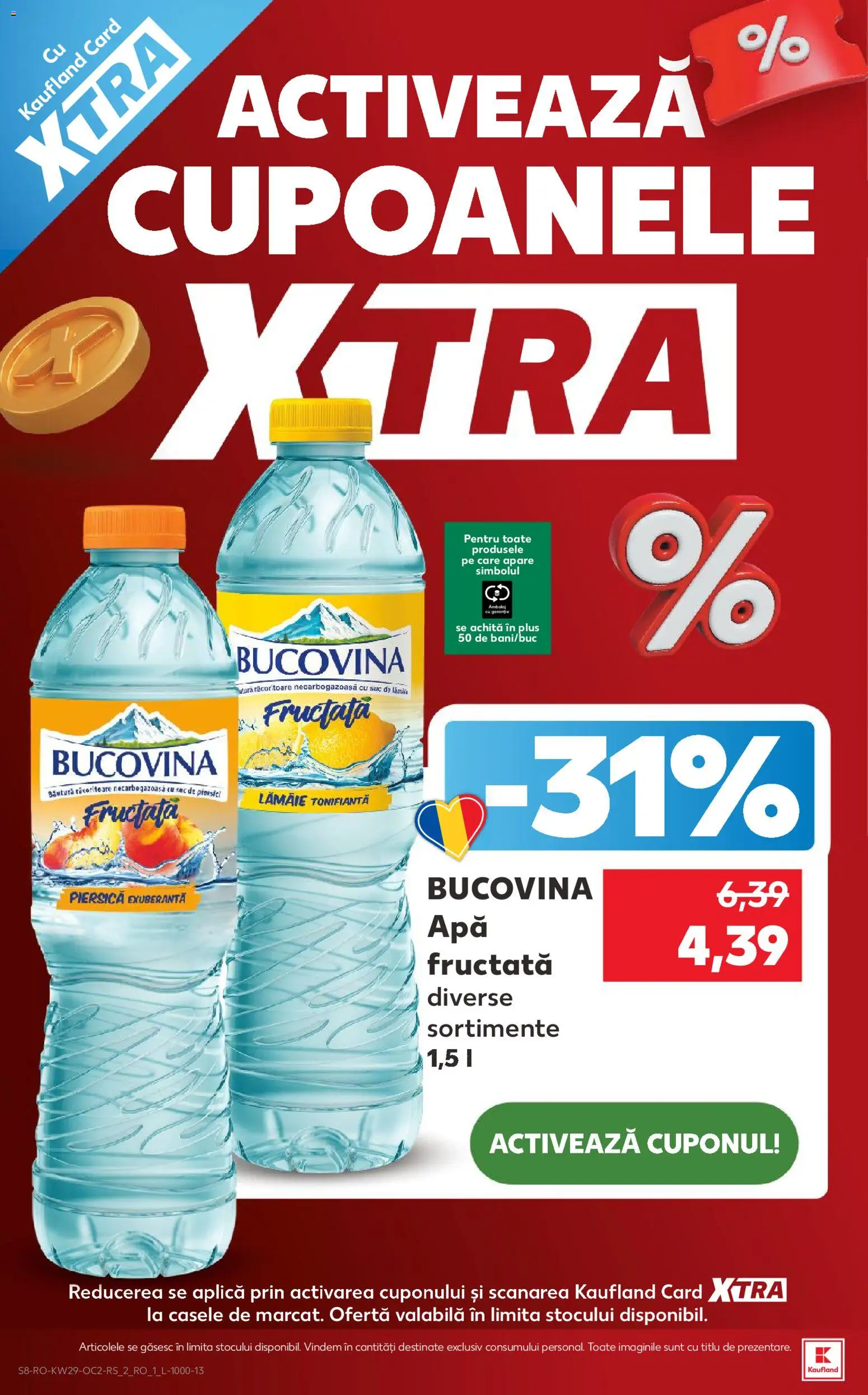 Noul catalog Kaufland – valabil de la 15.07.2026 | Pagină: 8 | Produse: Piersică, Suc, Lămâie, Plus