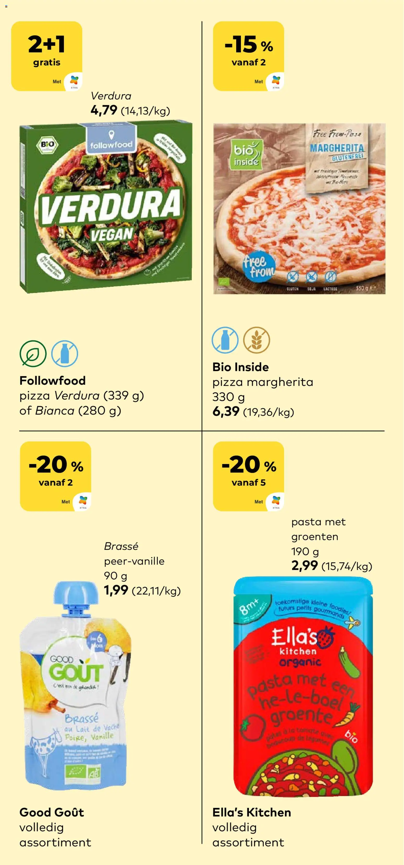 {H1} | Pagina: 12 | Producten: Pizza, Vanille, La, Groenten