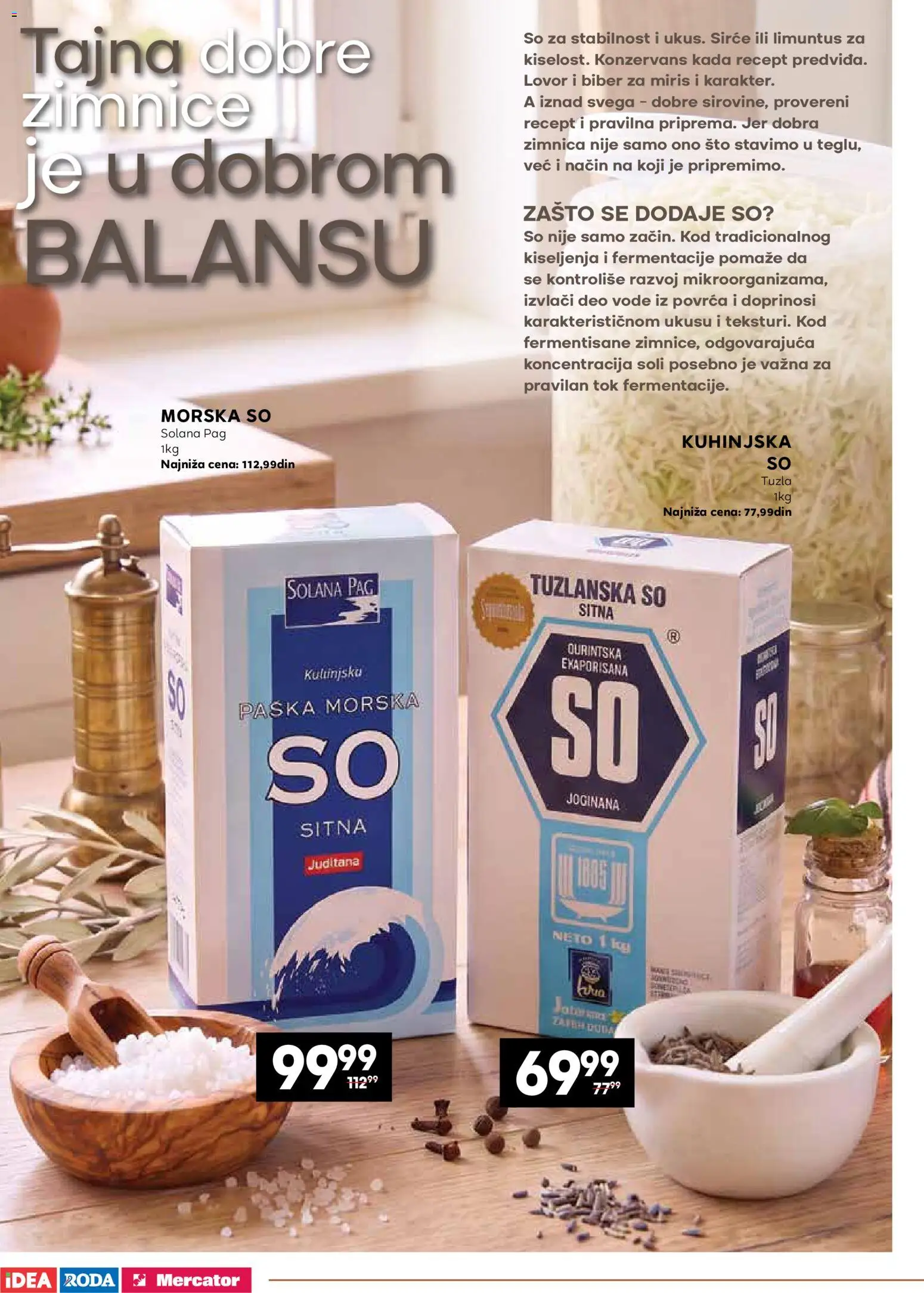 Mercator katalog - važi od 14.09.2026 | Strana: 20 | Proizvode: Duda, Sto, So, Sirće