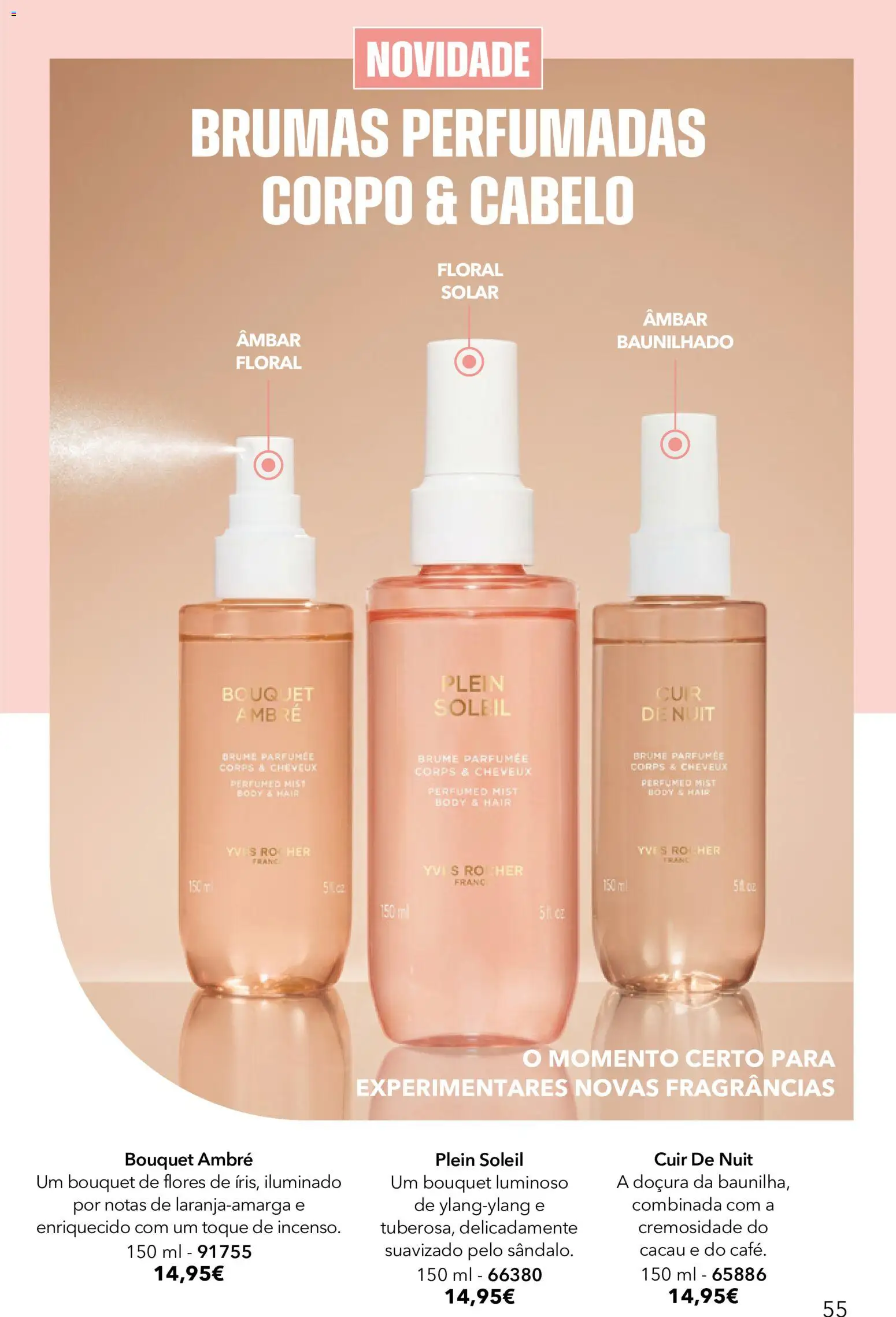 Yves Rocher Catalogo 13 │ válido de 21/10/2026 | Página: 55 | Produtos: Flores, Cacau