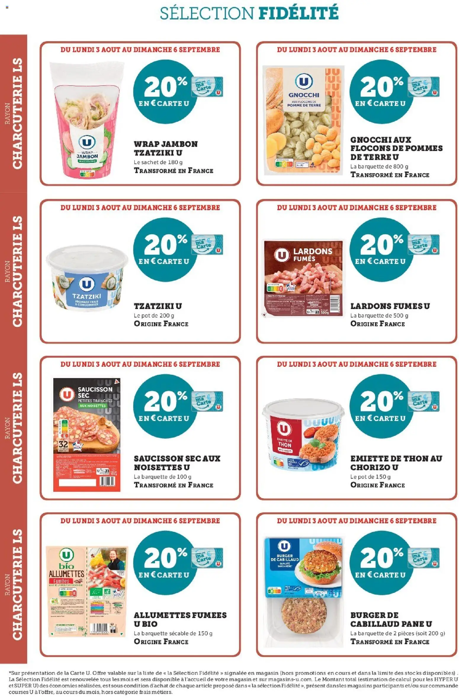 {H1} | Page: 2 | Produits: Saucisson, Pomme, Lardons, Pommes