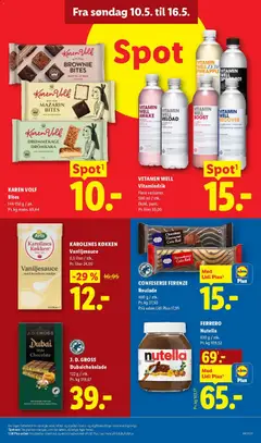 Lidl - Tilbudsavis gyldig fra 10.05.2026 | Side: 15 | Produkter: Chokolade, Bourbon, Vanilje, Søm
