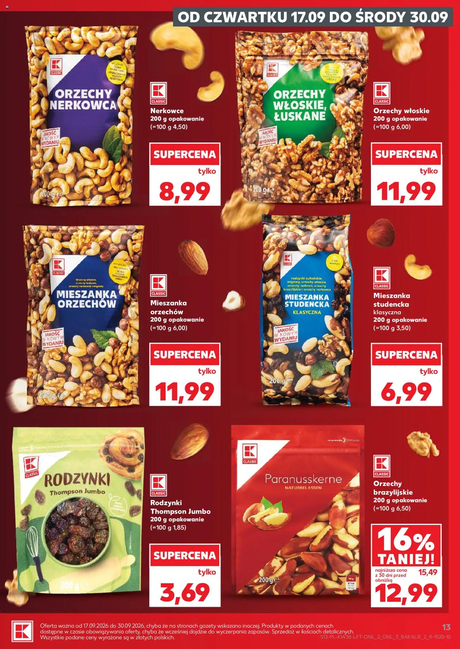Kaufland Polsko leták od 17.09.2026 | Strana: 13