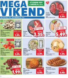 Pileći file od prsa, Pileći file od prsa 1 kg - Pregled kataloga iz trgovine Kaufland, vrijedi od 17.06.2026 | Stranica: 38