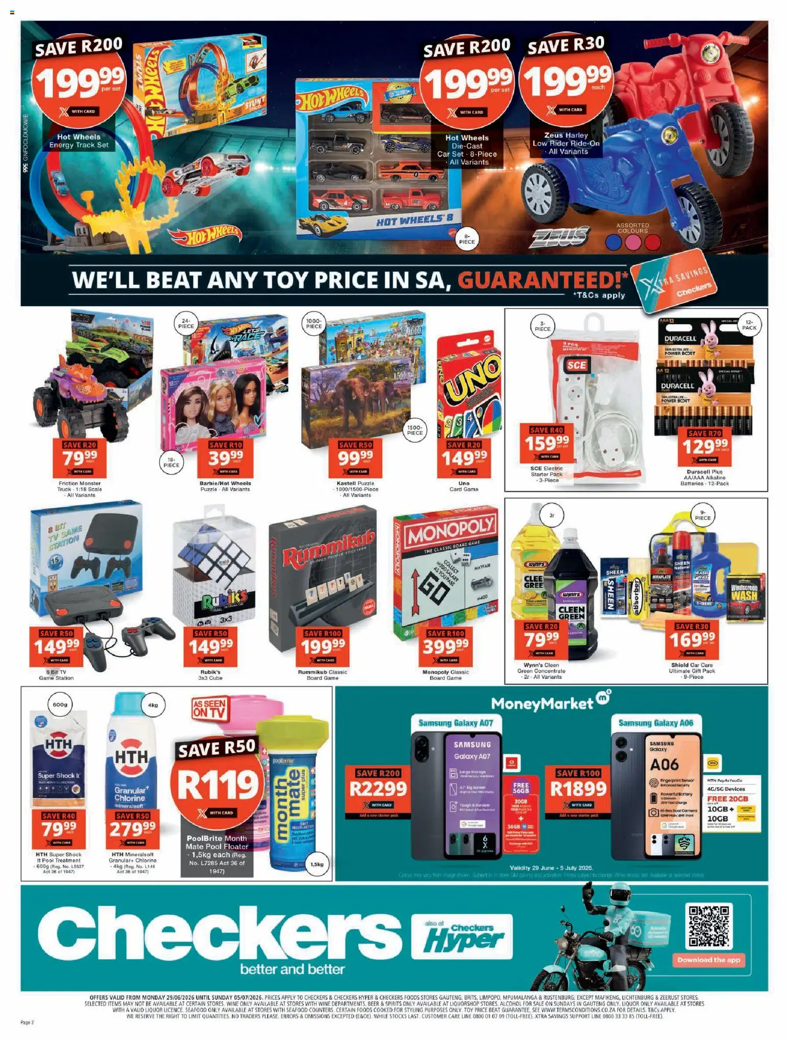 New Checkers catalogue – valid from 29/06/2026 | Page: 14 | Products: Sim, Wine, Beer, Pork