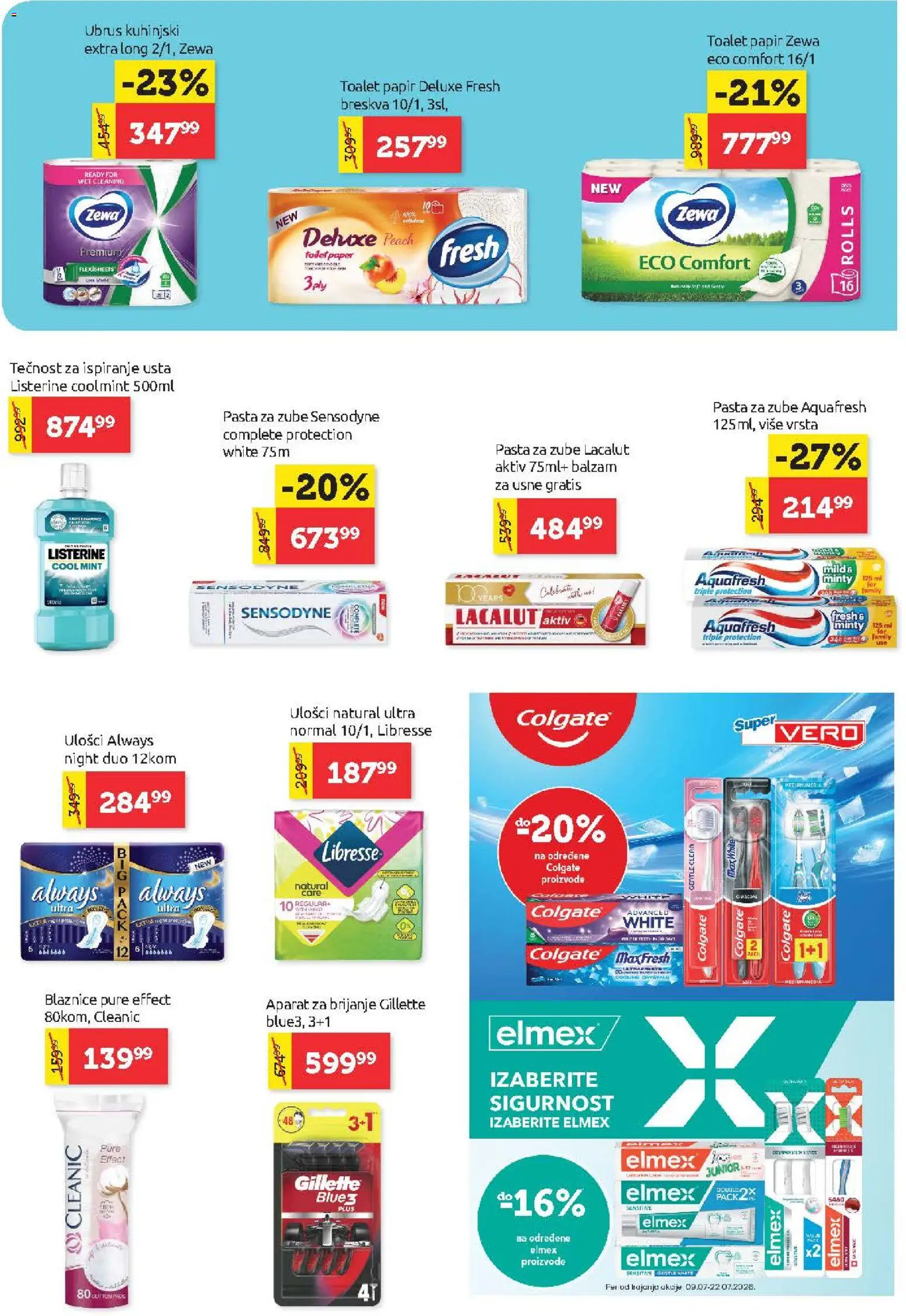SuperVERO katalog - važi od 23.07.2026 | Strana: 21 | Proizvode: Toalet papir, Balzam za usne, Ulošci, Breskva