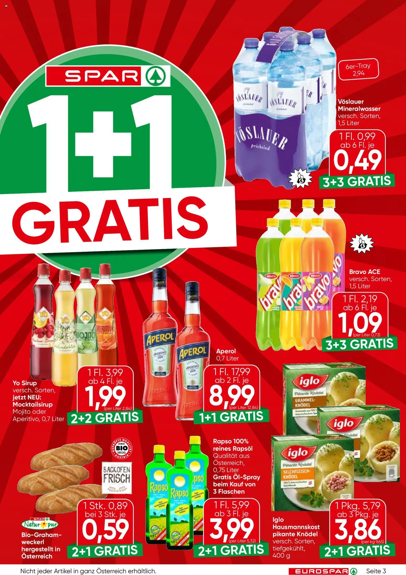 Eurospar Flugblatt gültig ab 07.05.2026 | Seite: 3