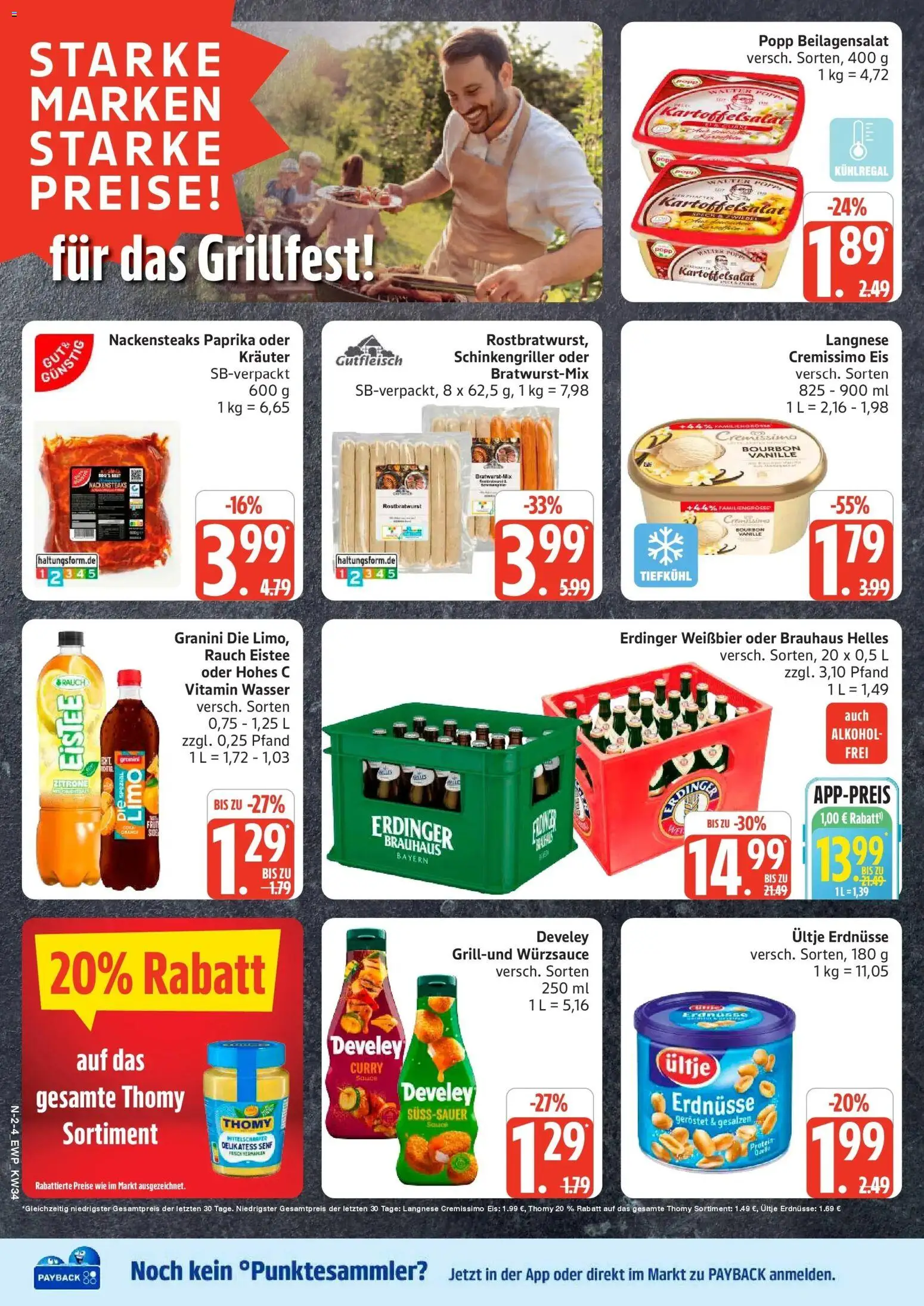 Edeka Prospekt Rostock (ab 17.08.2026) » Angebote Online | Seite: 2 | Produkte: Alkohol, Zitrone, Hohes c, Eis